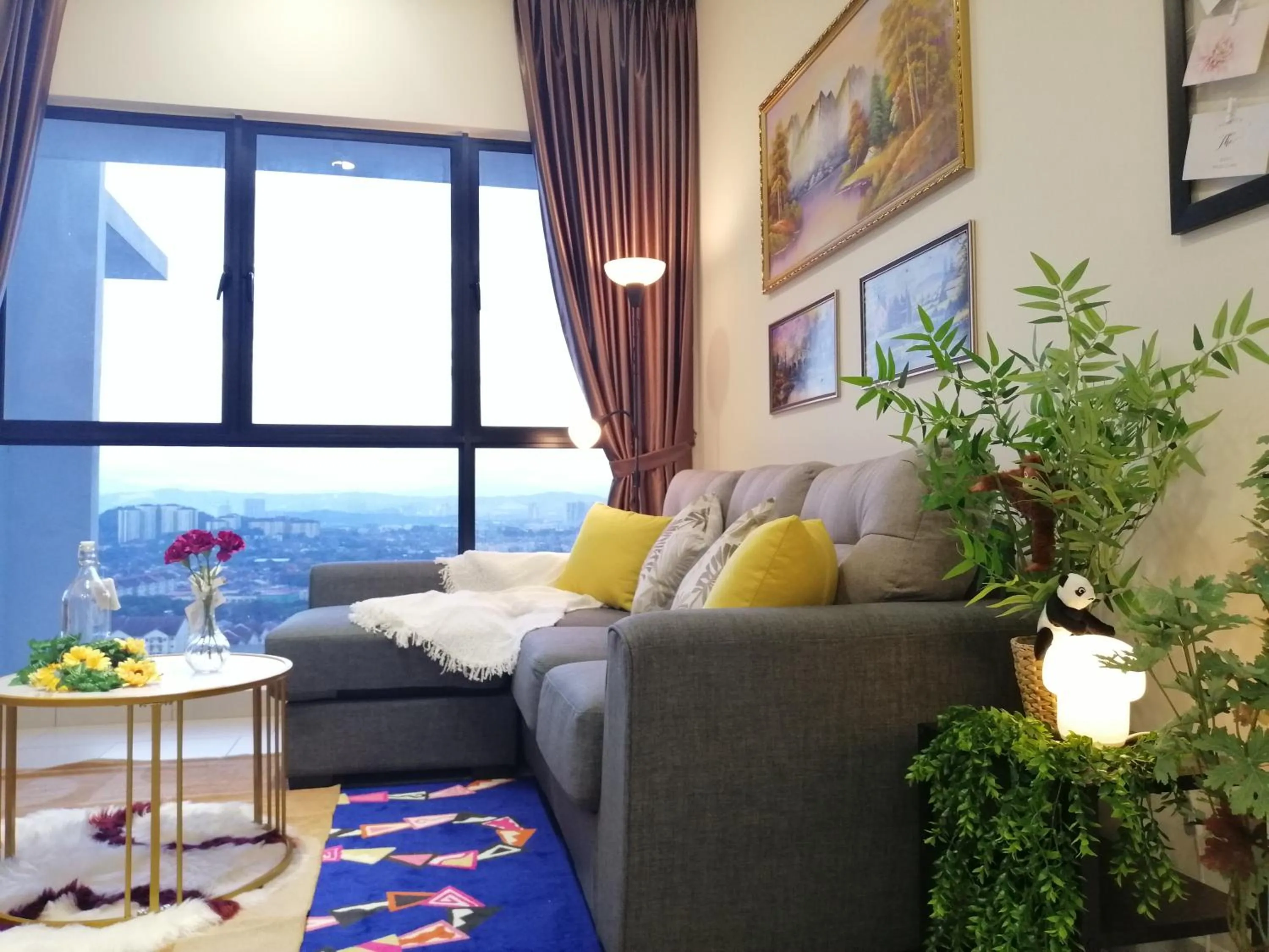 Living room in Astetica Residences @ Seri Kembangan