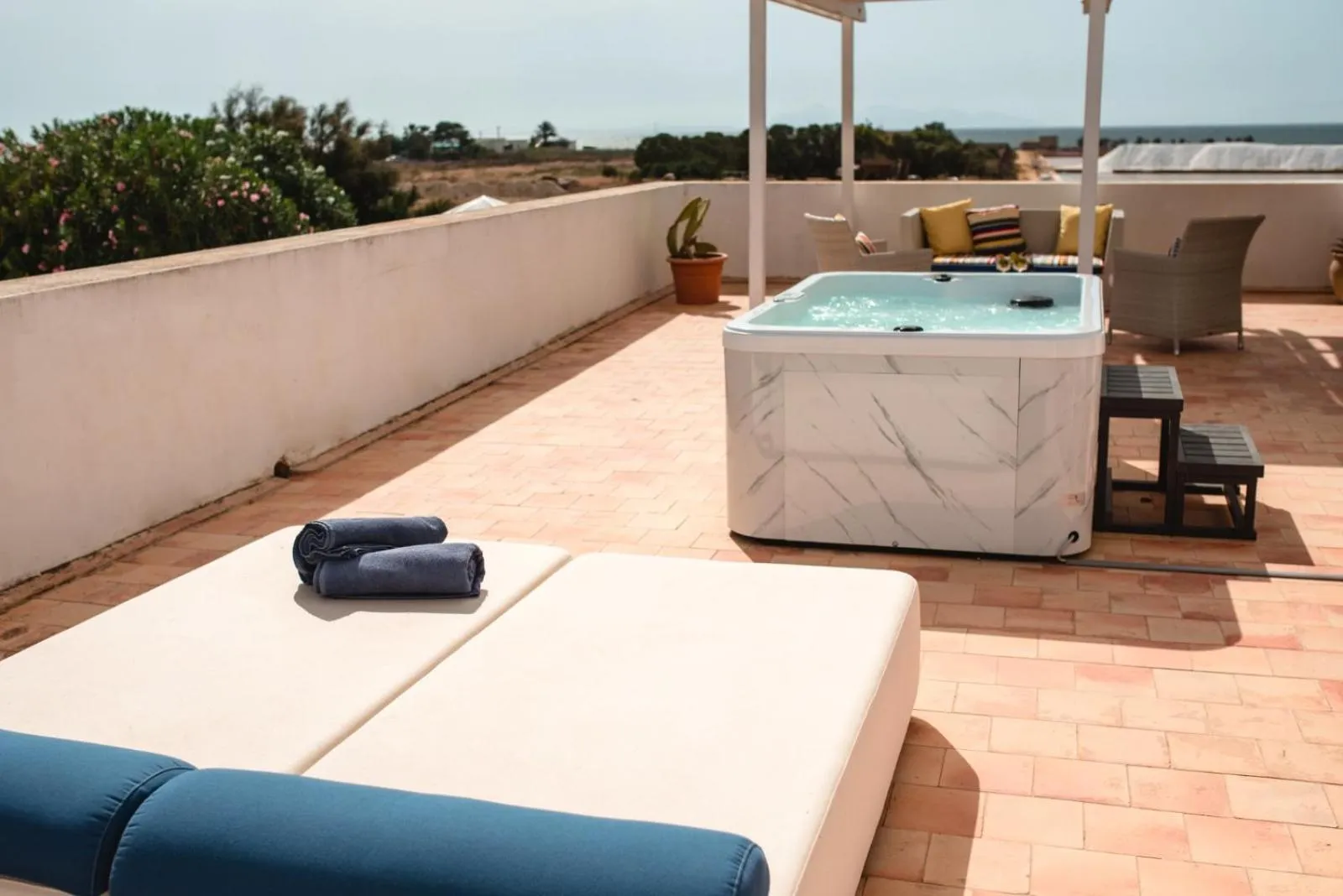 Hot Tub in Relais Antiche Saline