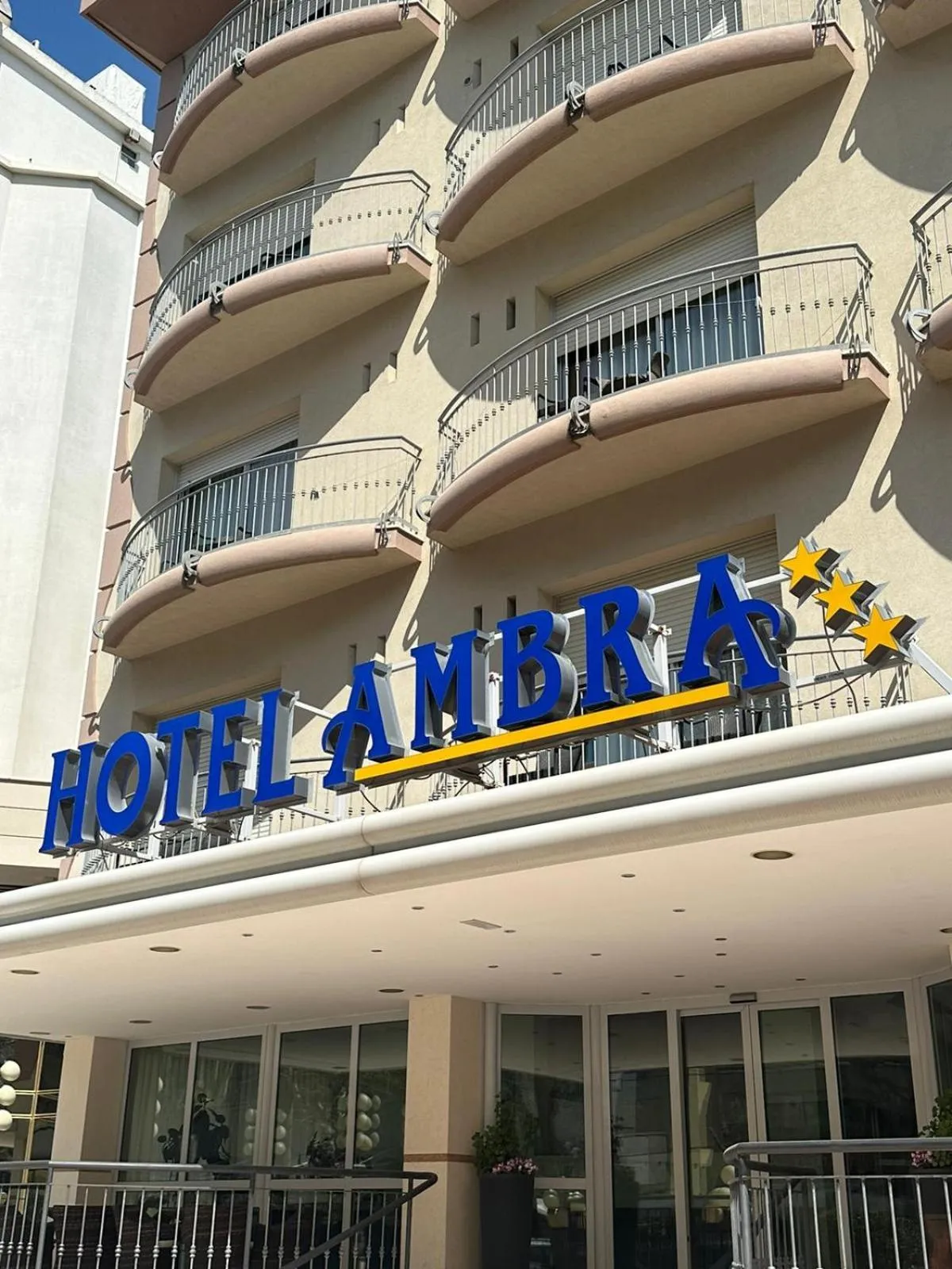 Property building in Hotel Ambra