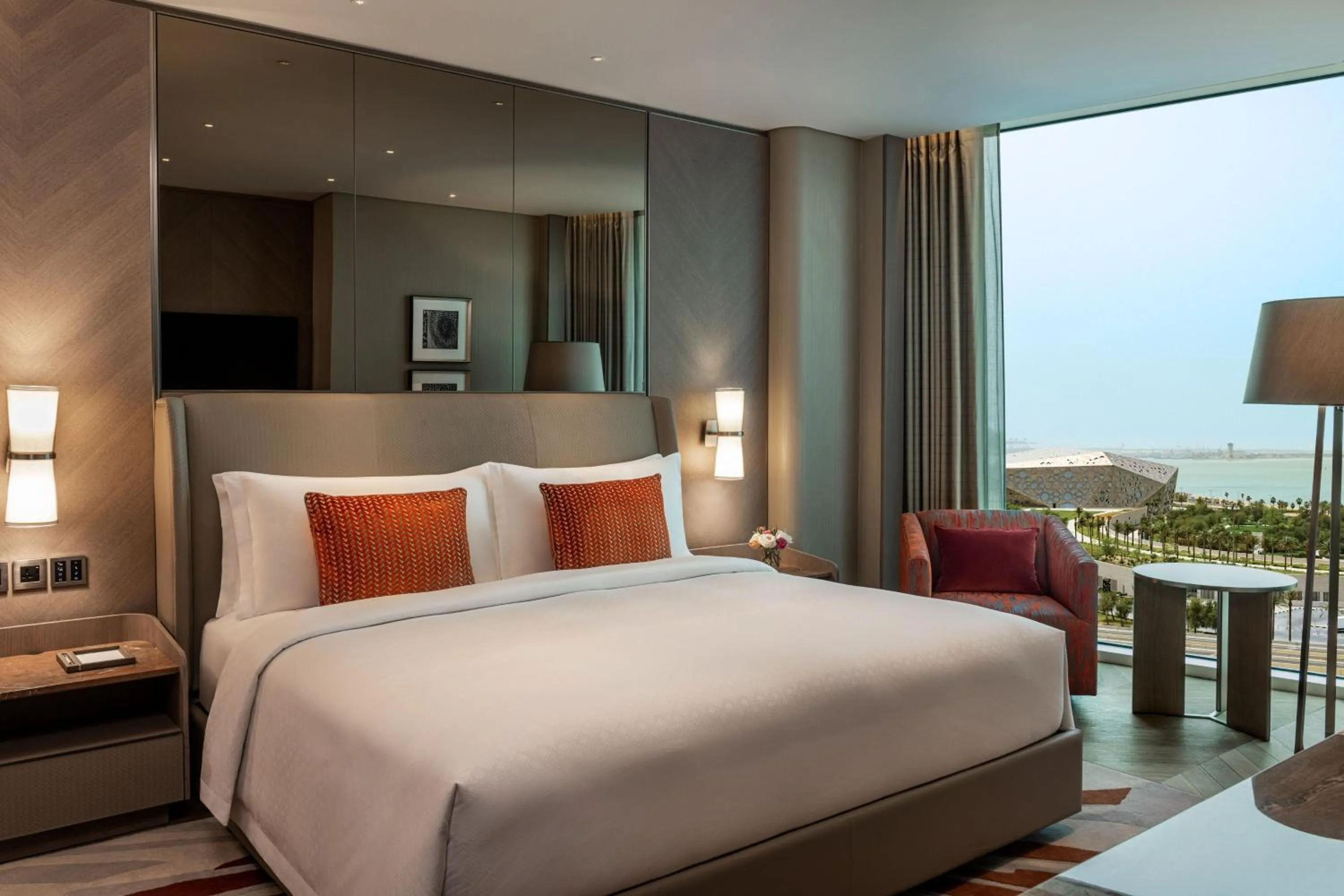 Bedroom, Bed in The St. Regis Kuwait