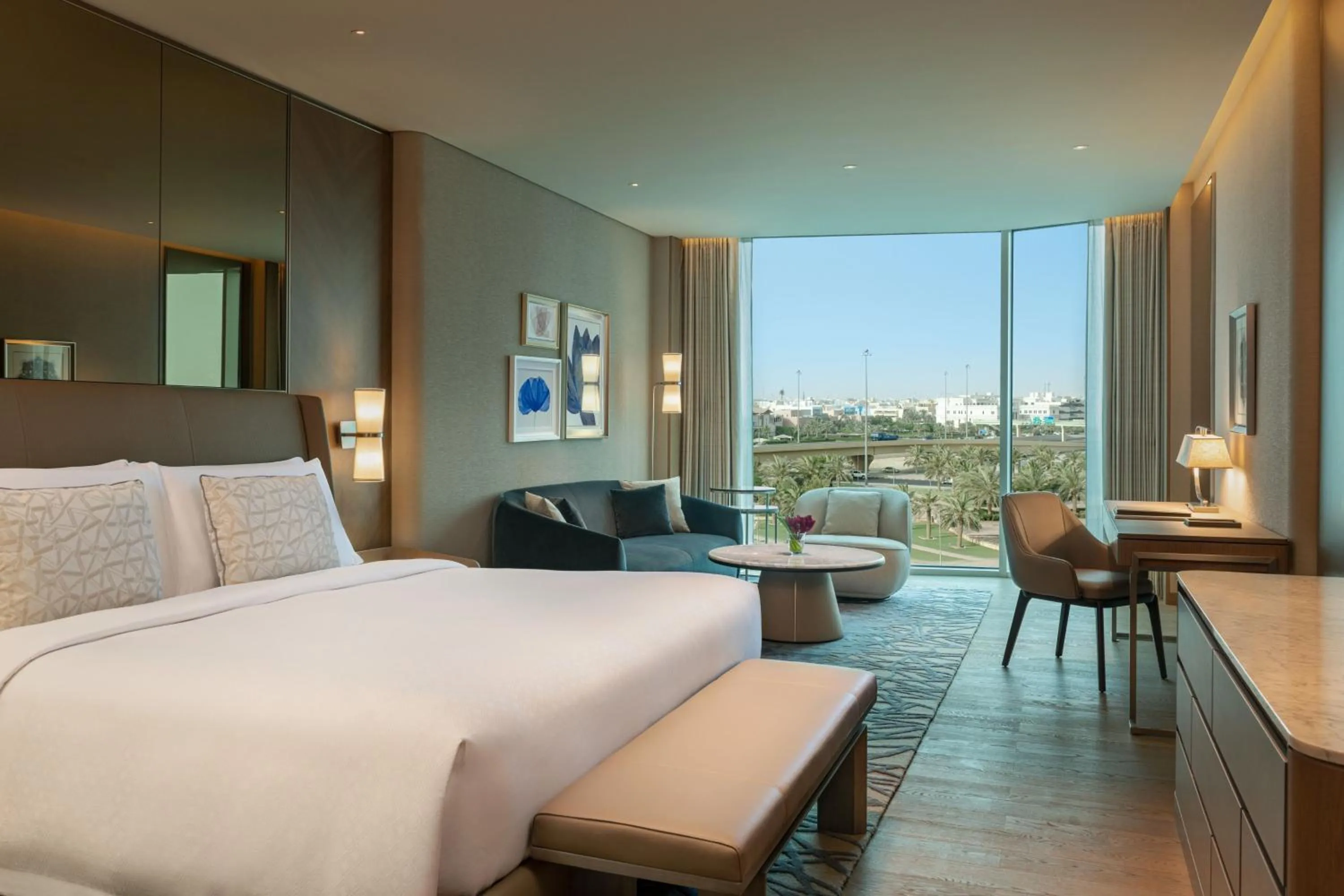 Bedroom, Bed in The St. Regis Kuwait