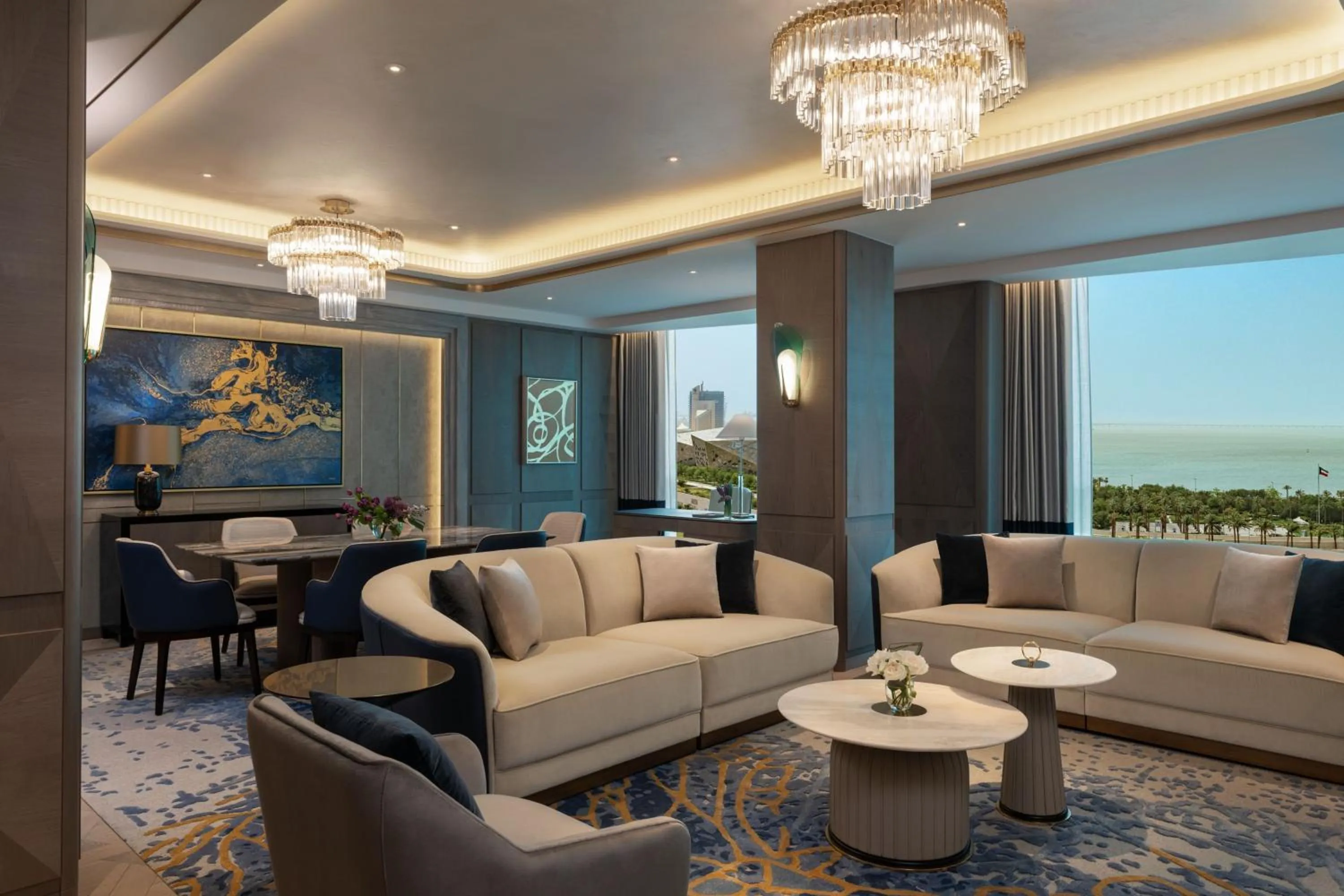 Living room in The St. Regis Kuwait