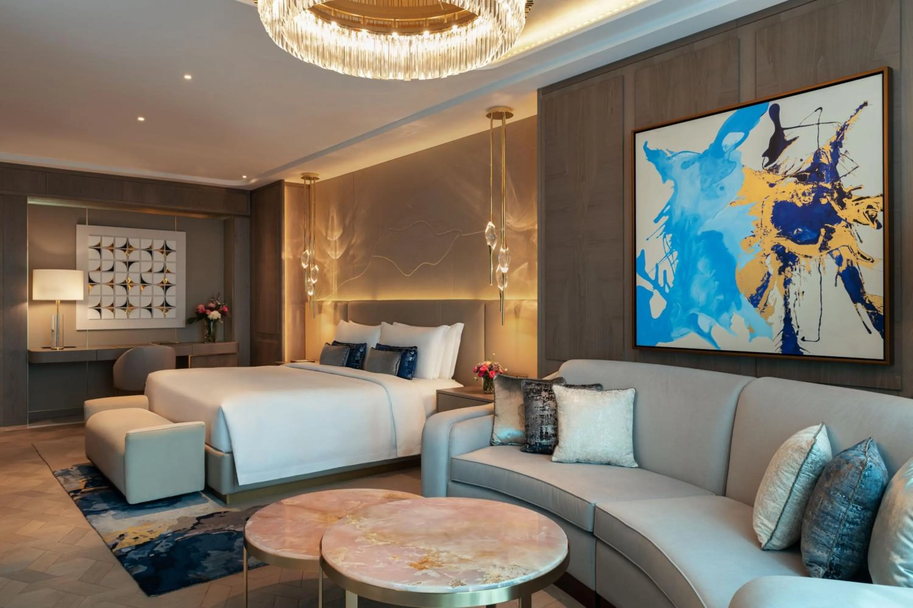 Bedroom, Bed in The St. Regis Kuwait