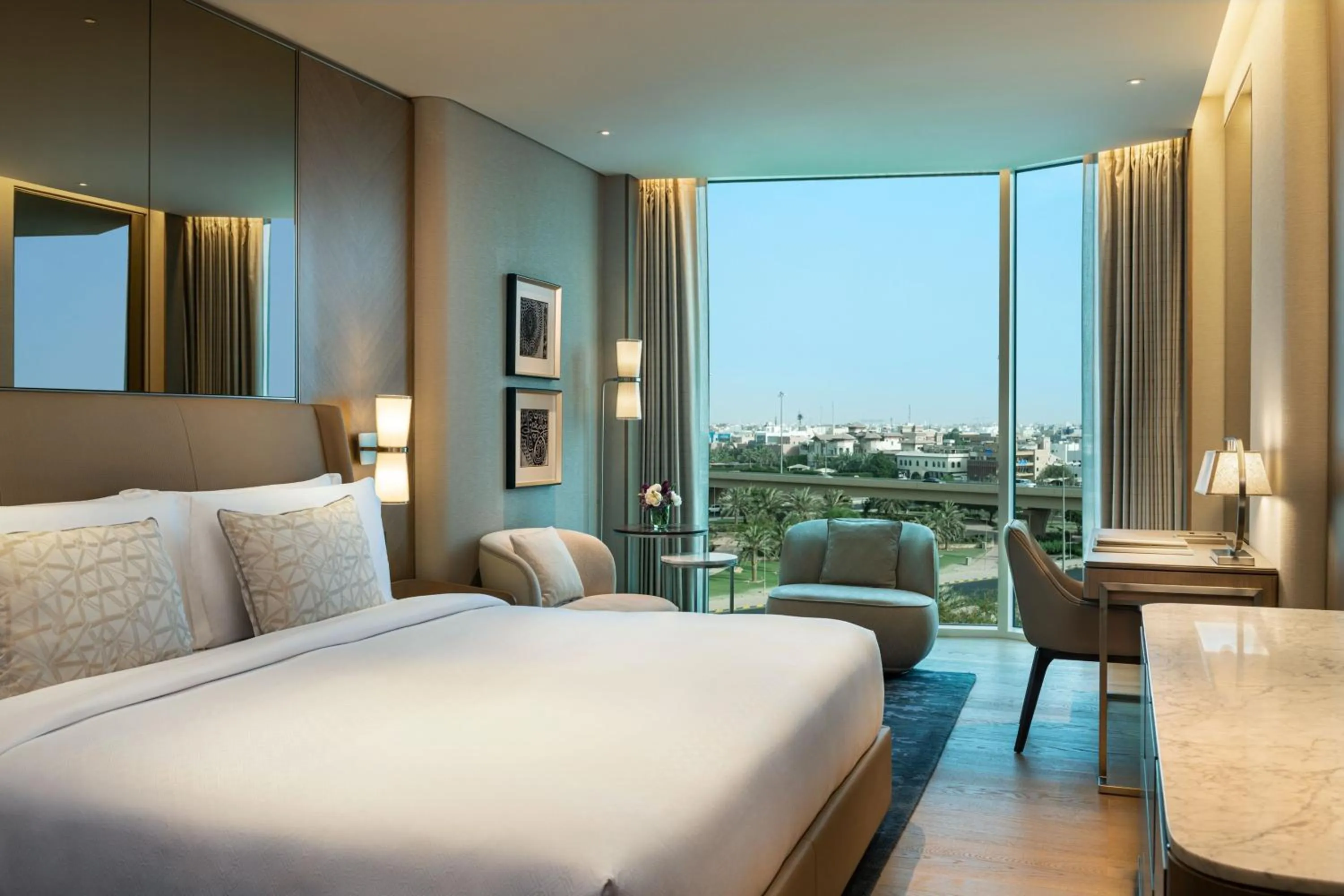 Photo of the whole room, Bed in The St. Regis Kuwait