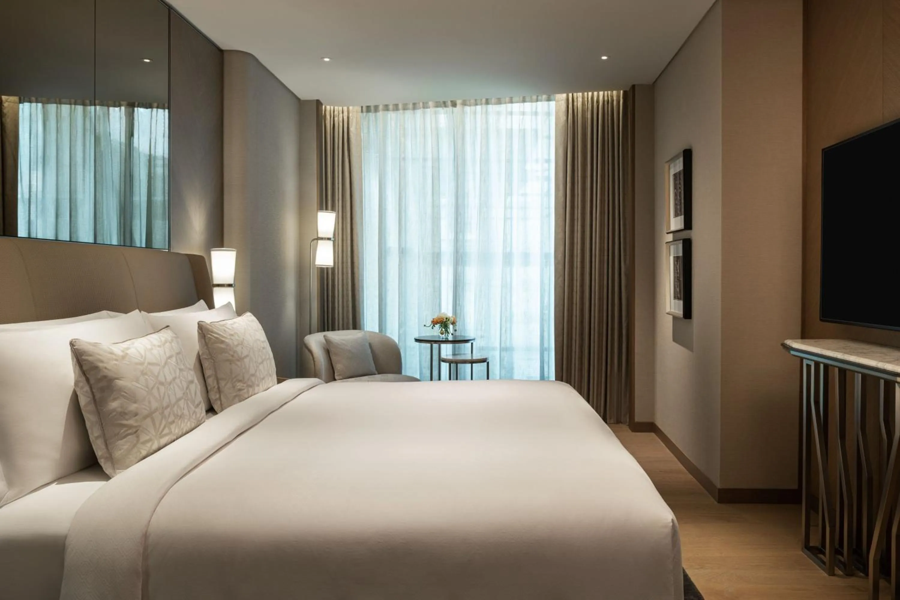 Bedroom, Bed in The St. Regis Kuwait