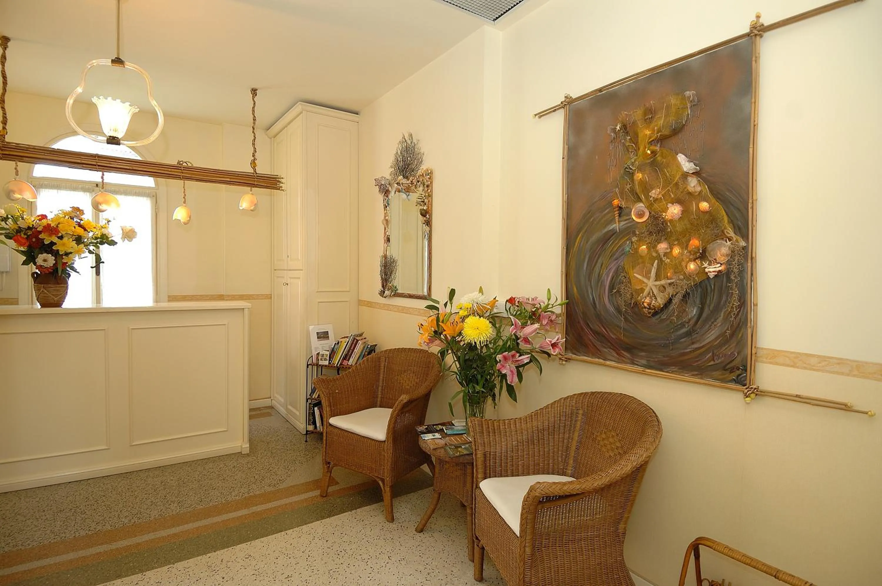 Lobby or reception in Villa Angelica