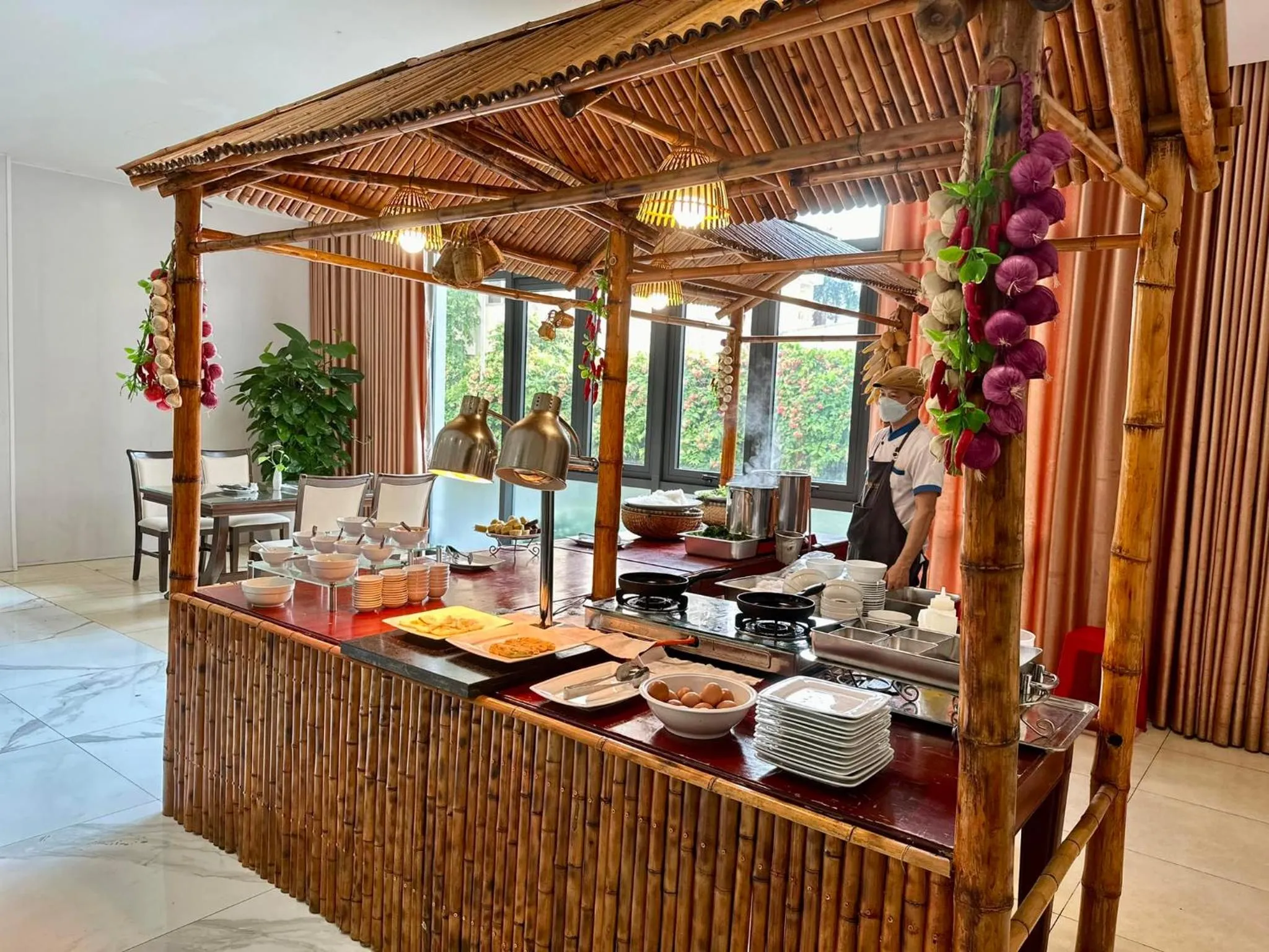 Breakfast in Khách sạn Thái Bình Dream