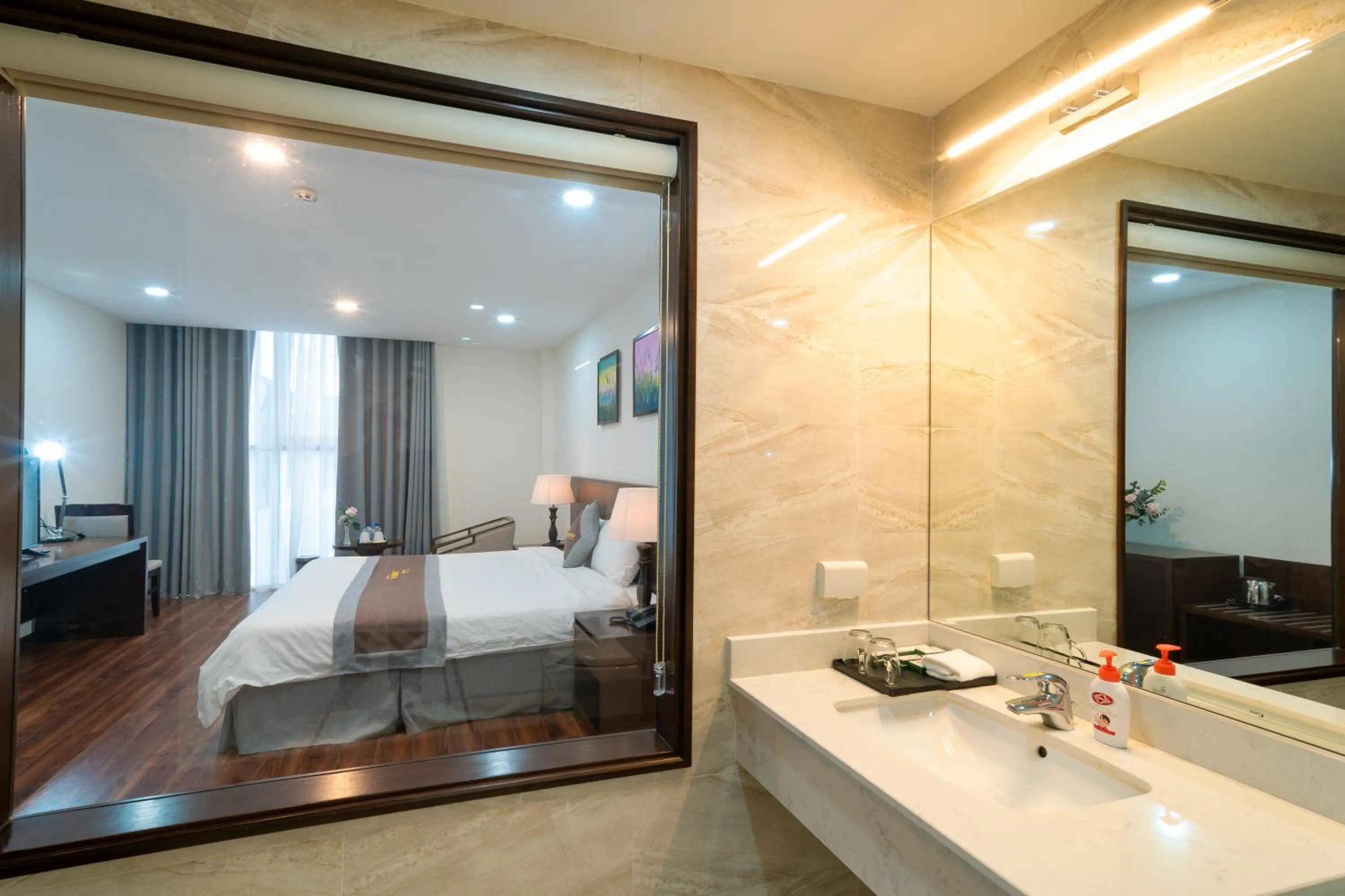 Bed in Khách sạn Thái Bình Dream