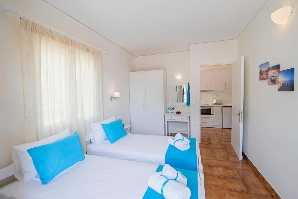 Bed in Filoxenia Kirki Apartments