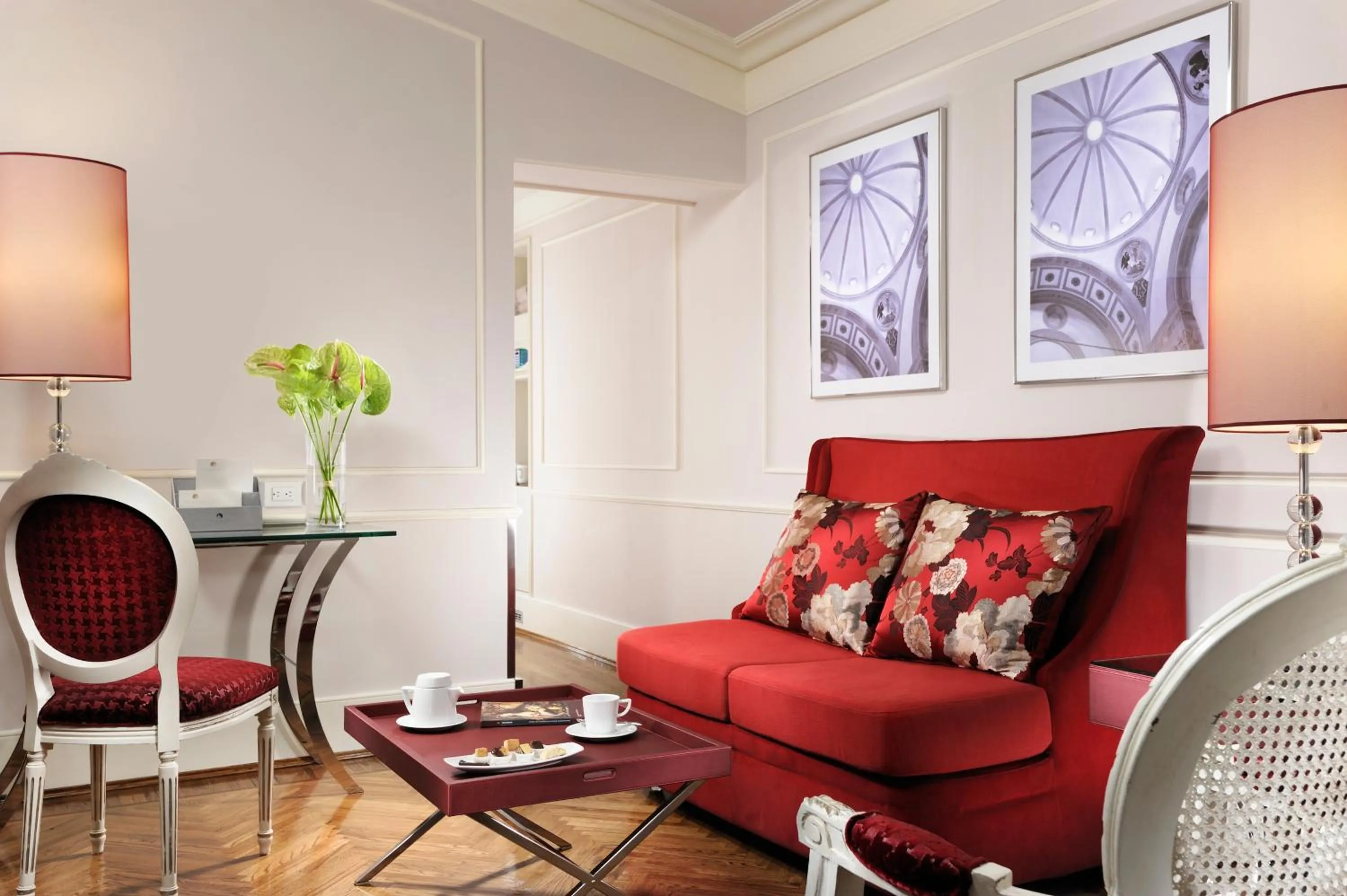 Living room in Brunelleschi Hotel