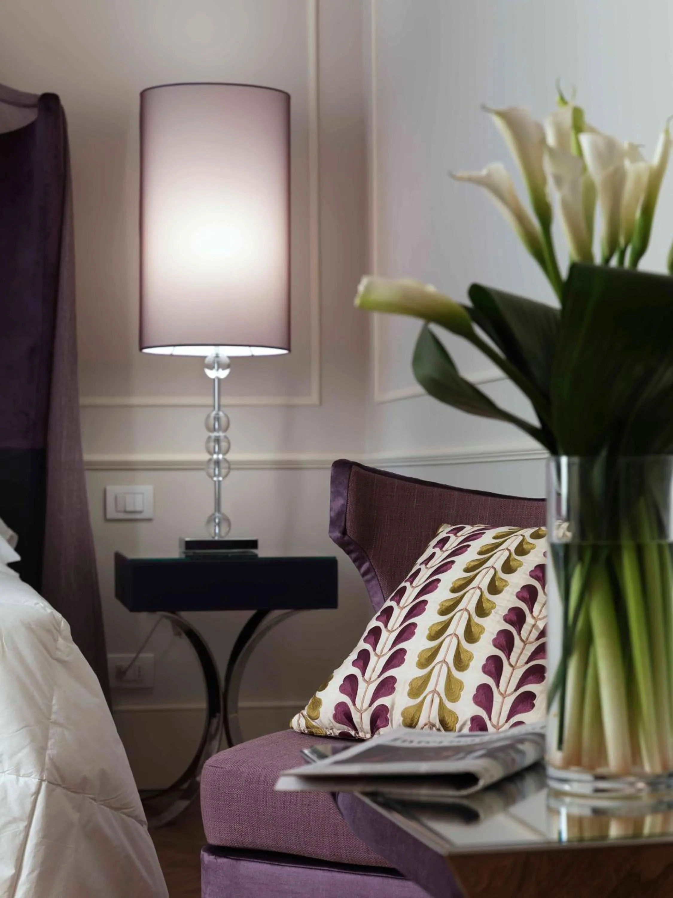 Decorative detail, Bed in Brunelleschi Hotel