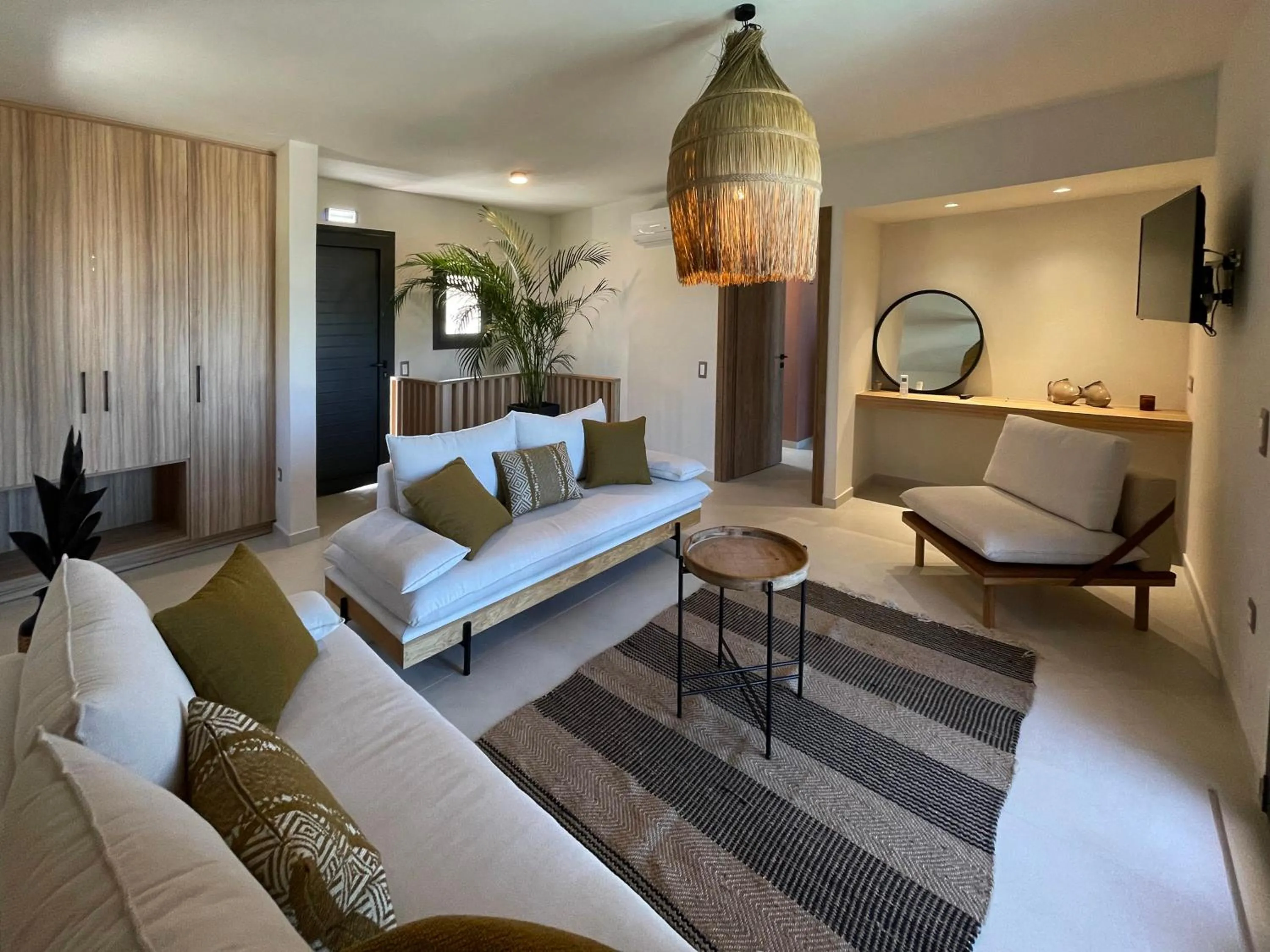 Living room, Bed in The Nest Resort