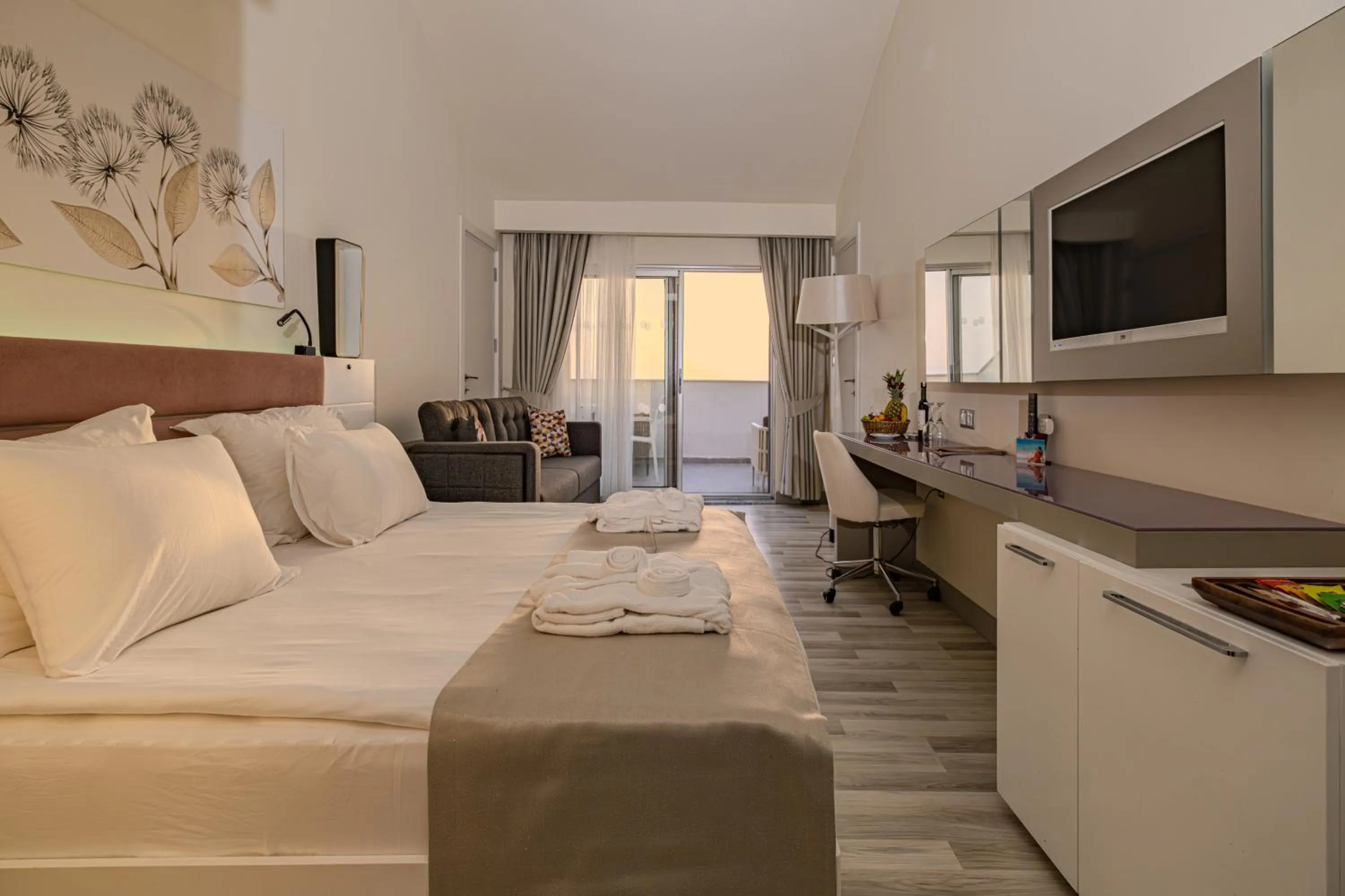 TV and multimedia, Bed in Flora Garden Ephesus Kusadasi - All Inclusive