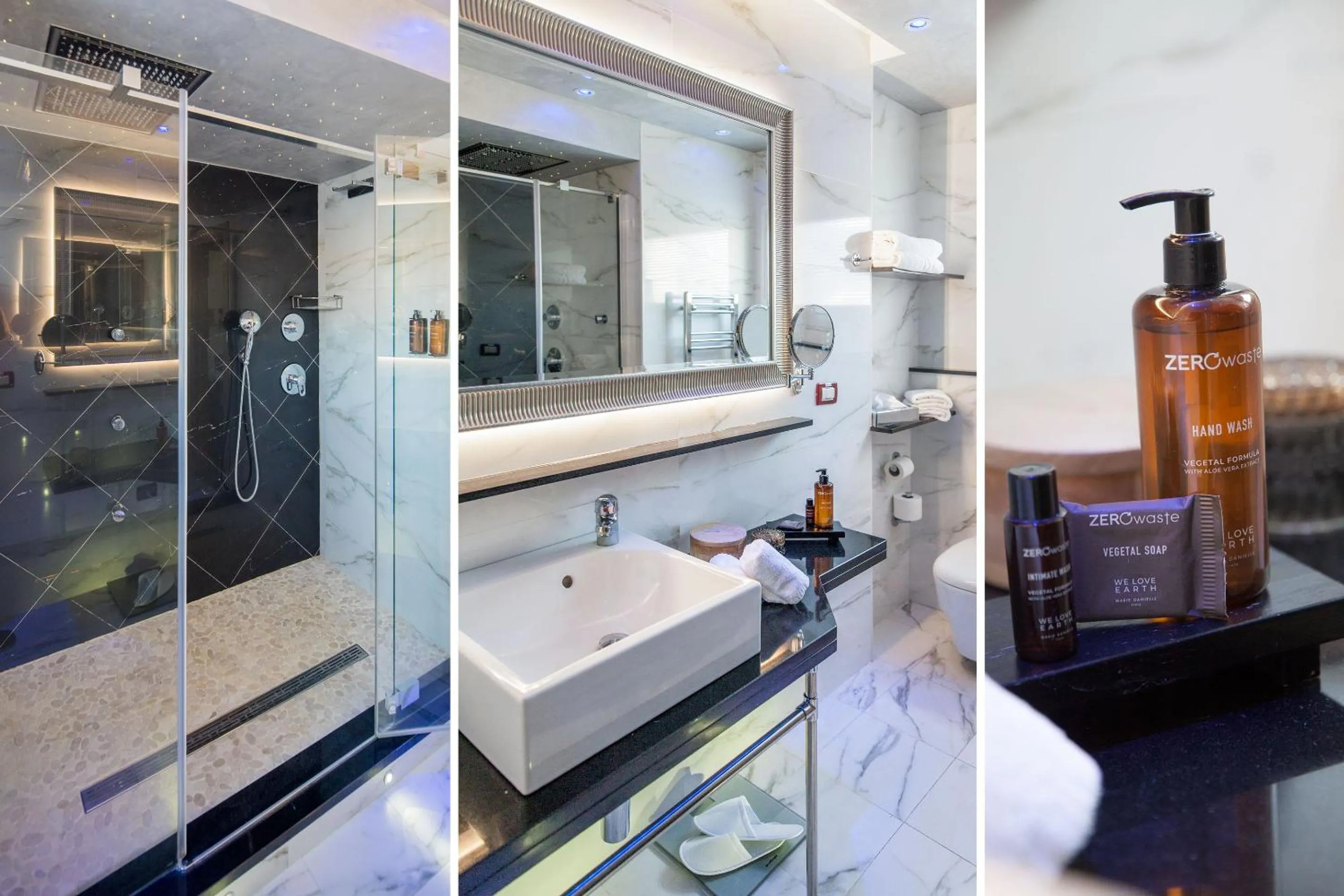 Shower in Hotel Torino Wellness & Spa