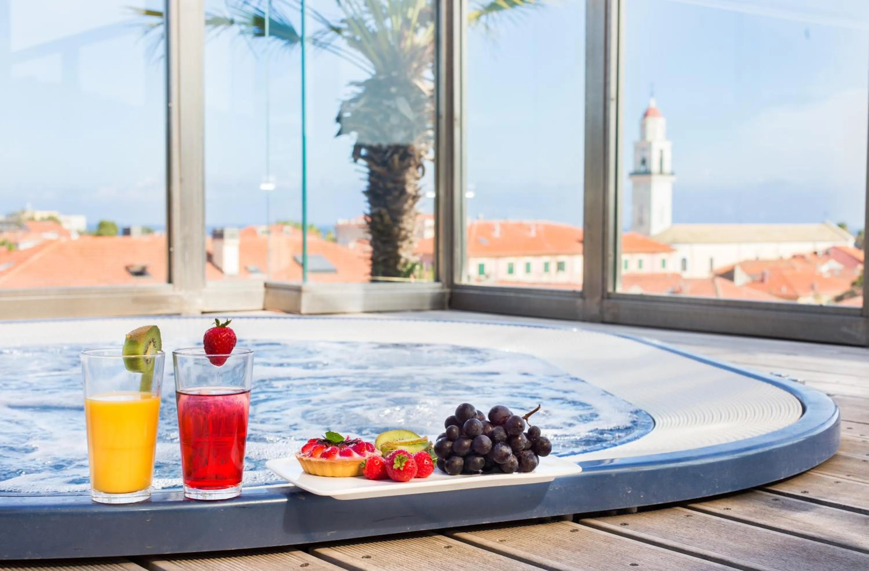 Pool view in Hotel Torino Wellness & Spa