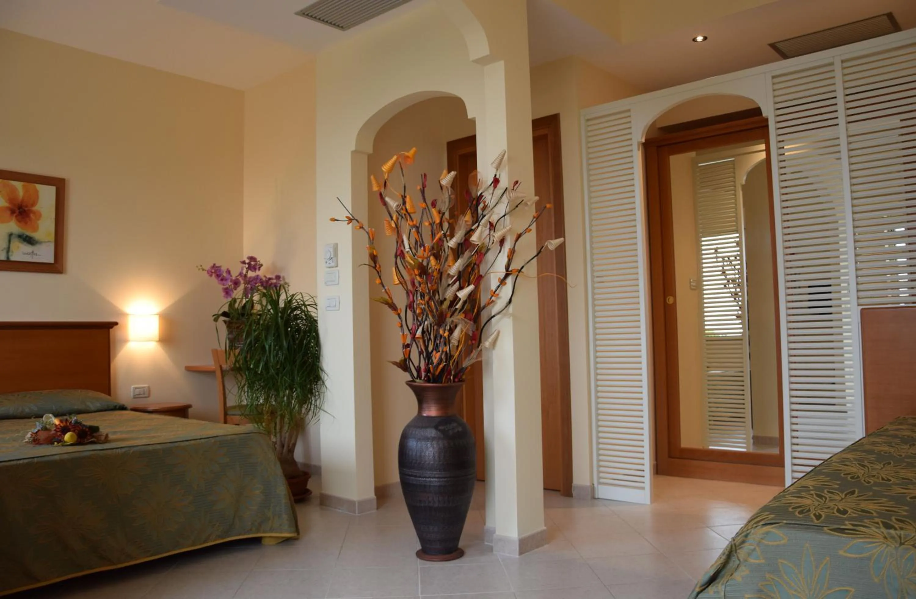 Bedroom, Bed in Hotel Tirreno