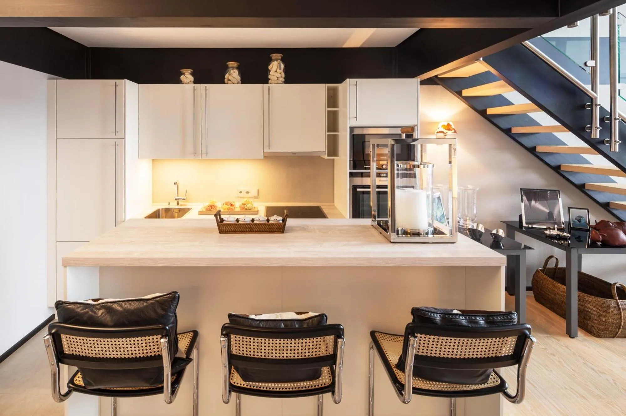 Kitchen or kitchenette in Lauchernalp Resort Residences