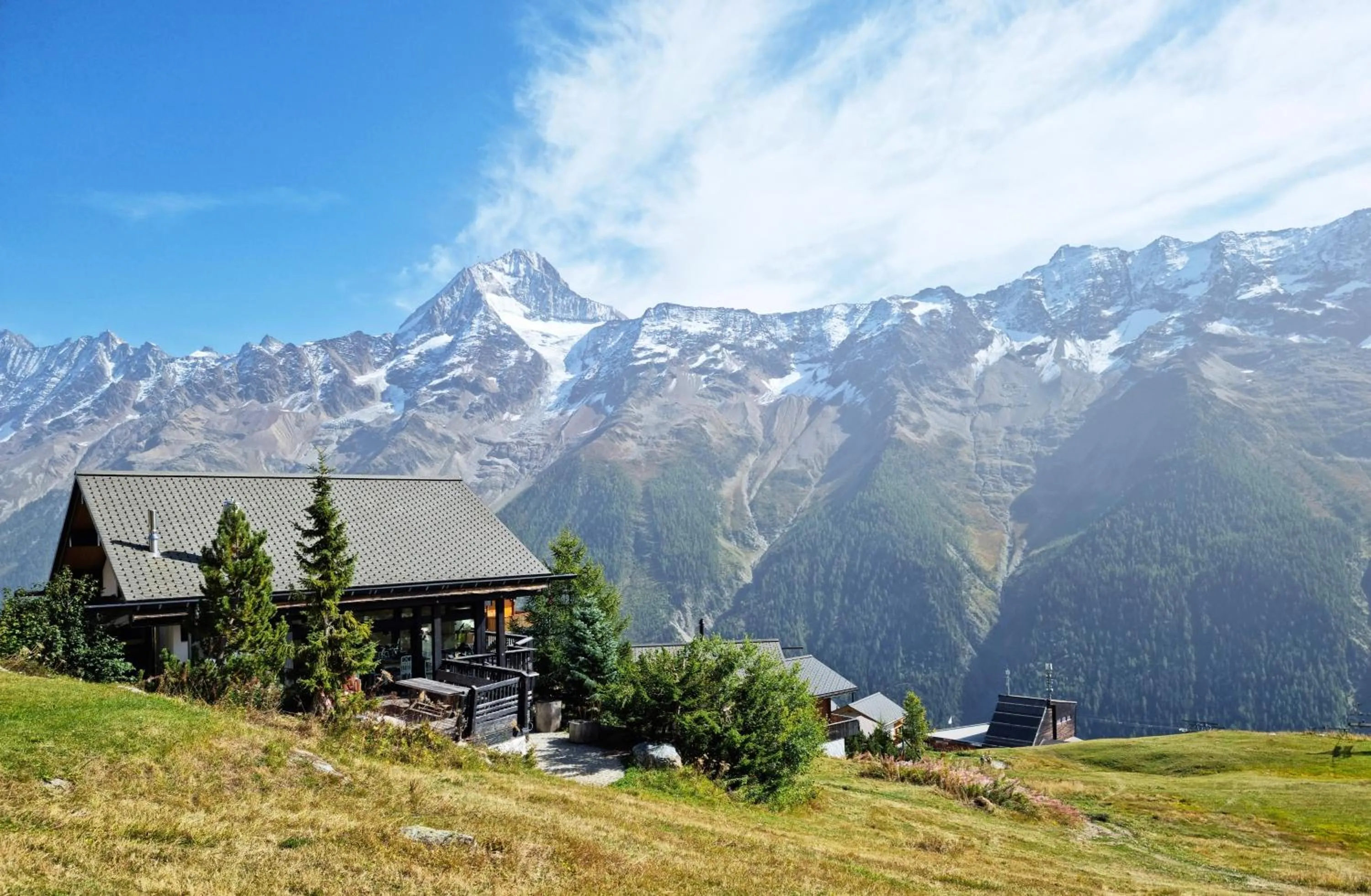 Natural landscape in Lauchernalp Resort Residences