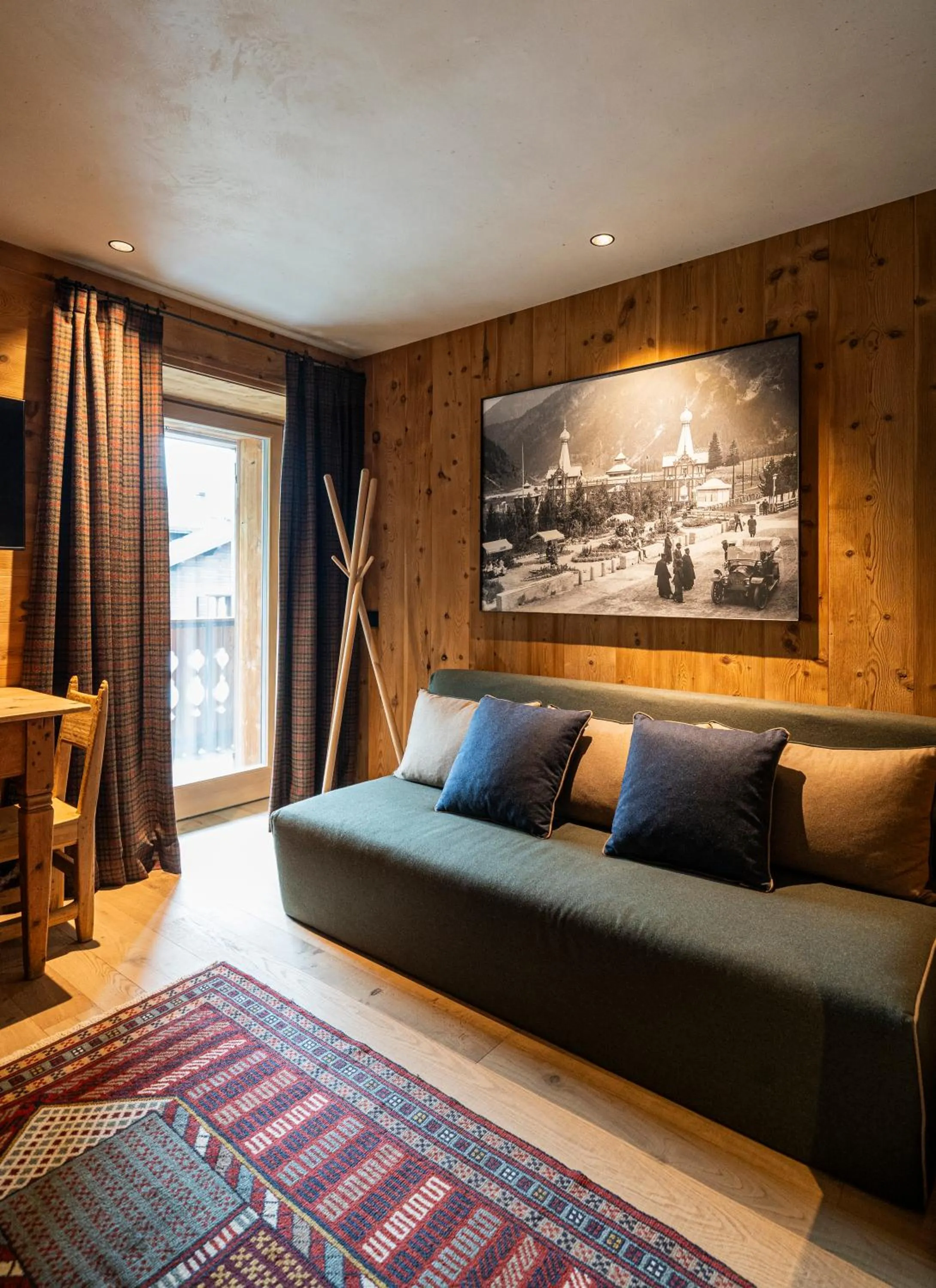 Living room, Bed in La Genzianella Bormio