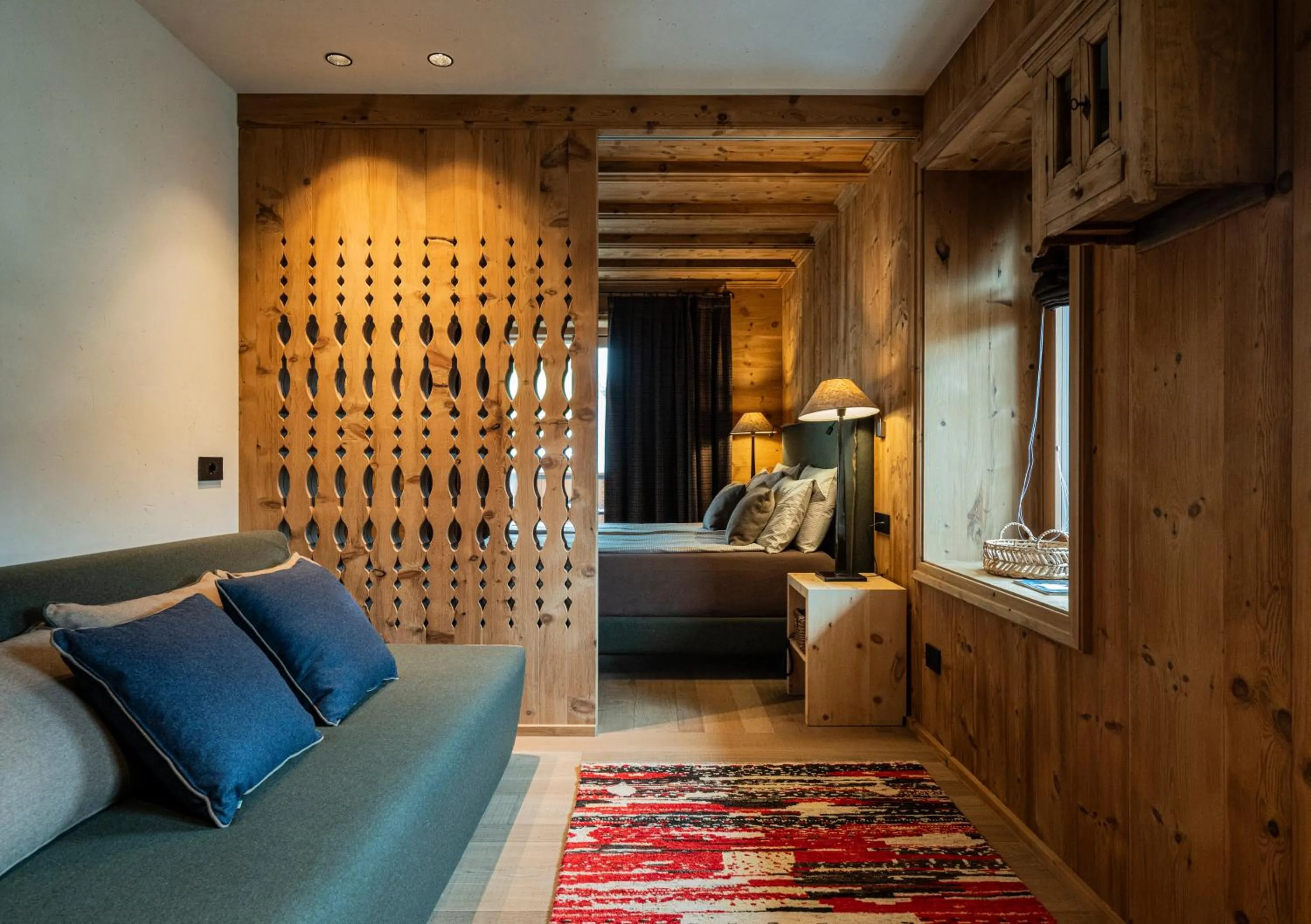 Living room in La Genzianella Bormio