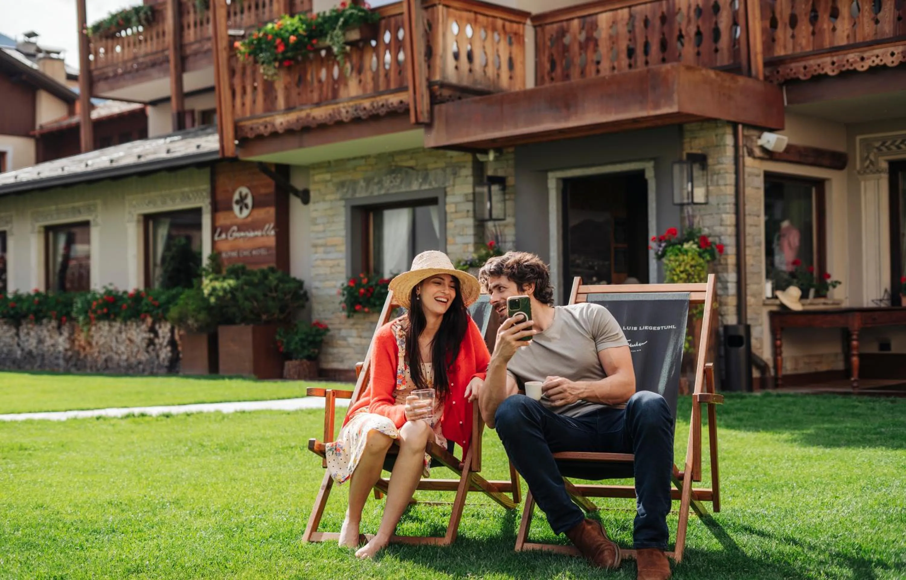 Garden in La Genzianella Bormio