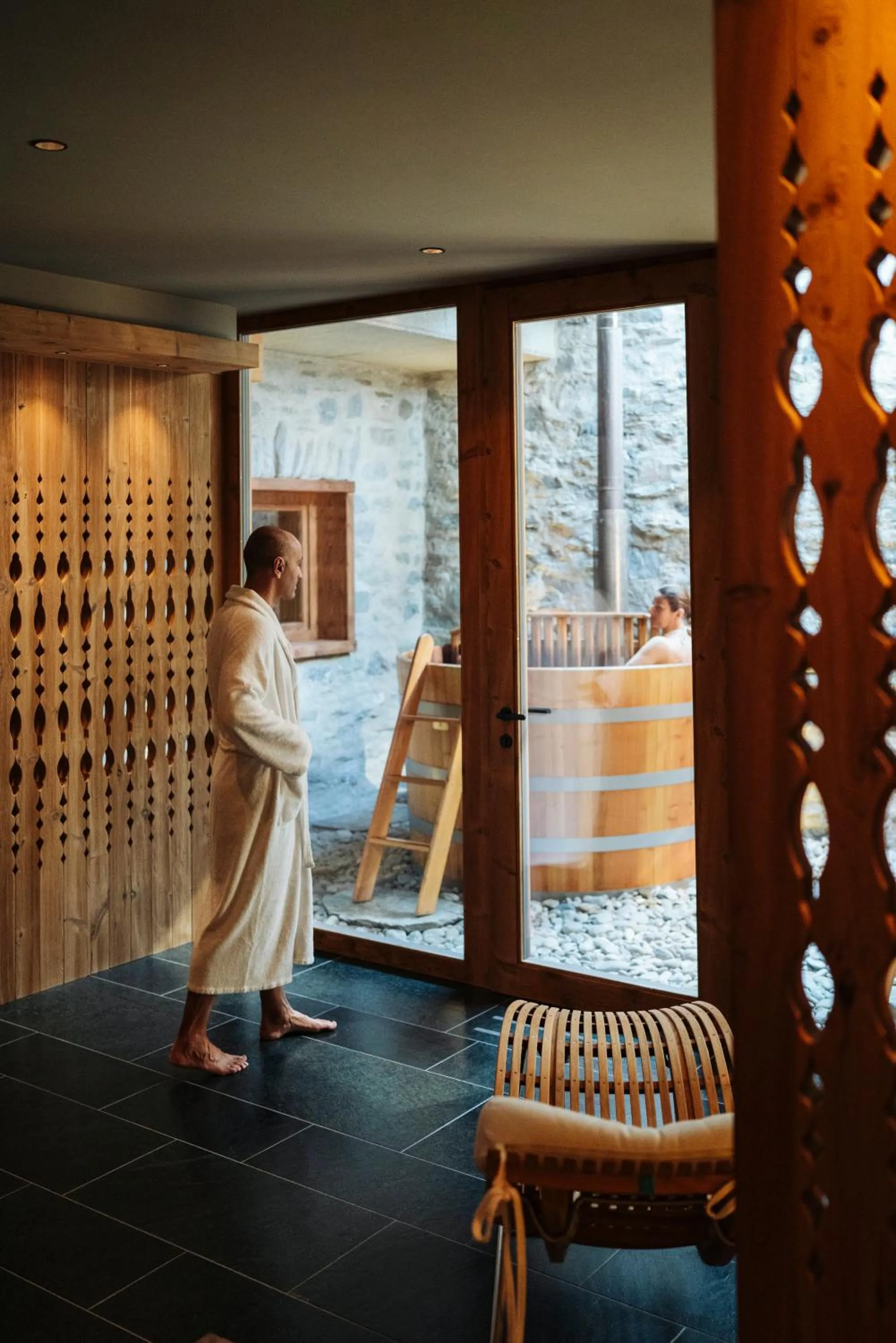 Spa and wellness centre/facilities in La Genzianella Bormio