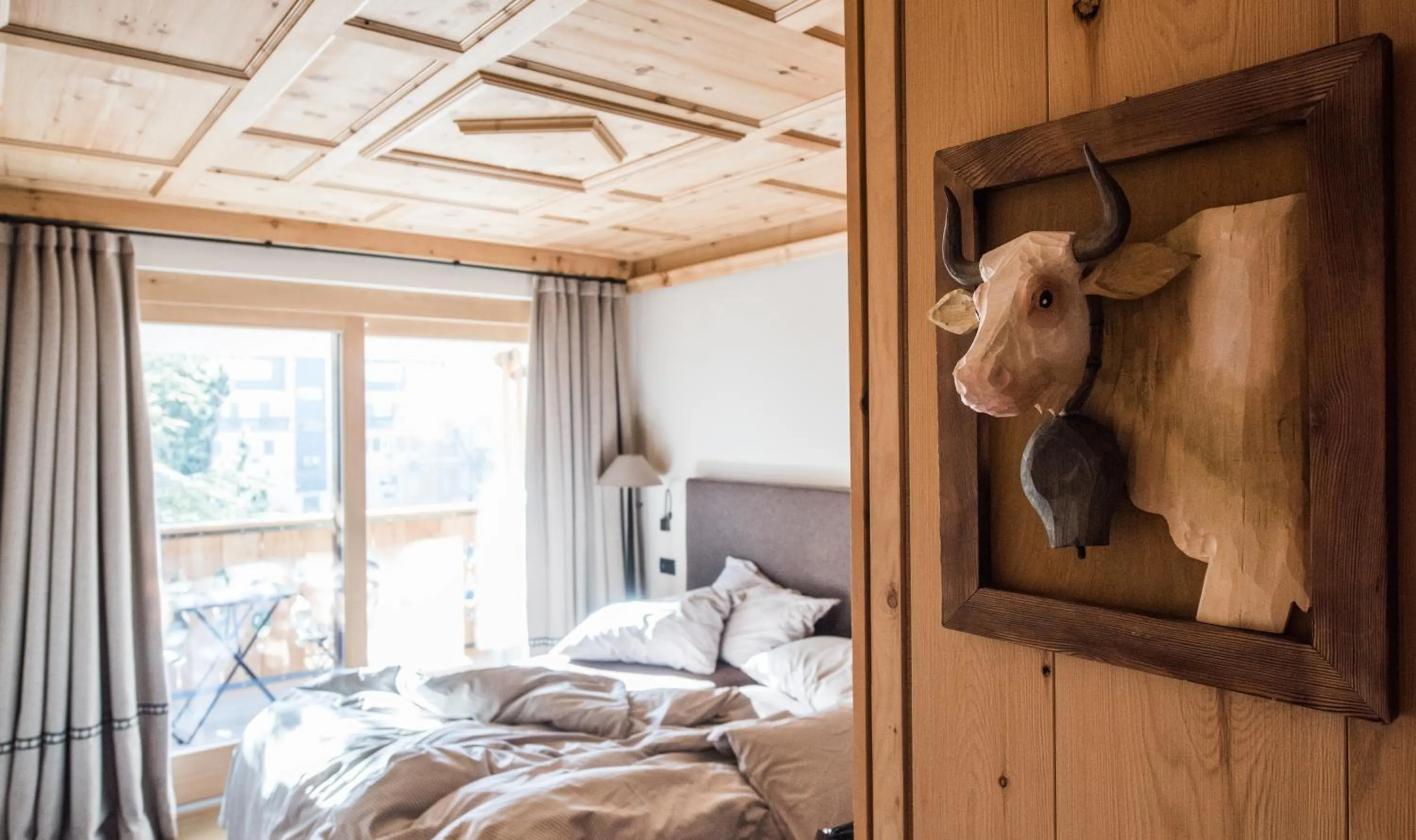 Photo of the whole room, Bed in La Genzianella Bormio