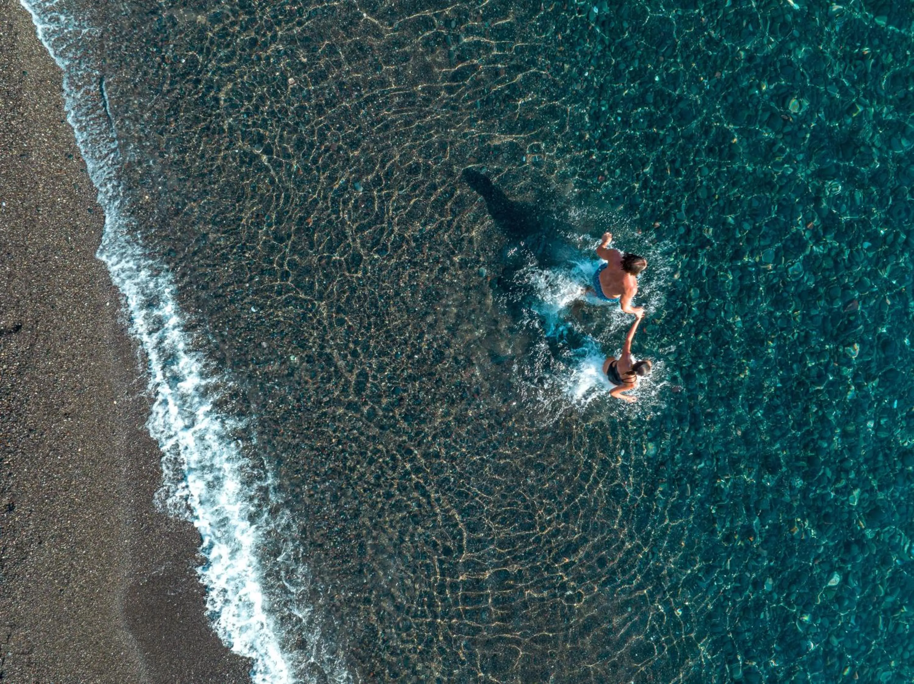 Beach in Noūs Santorini