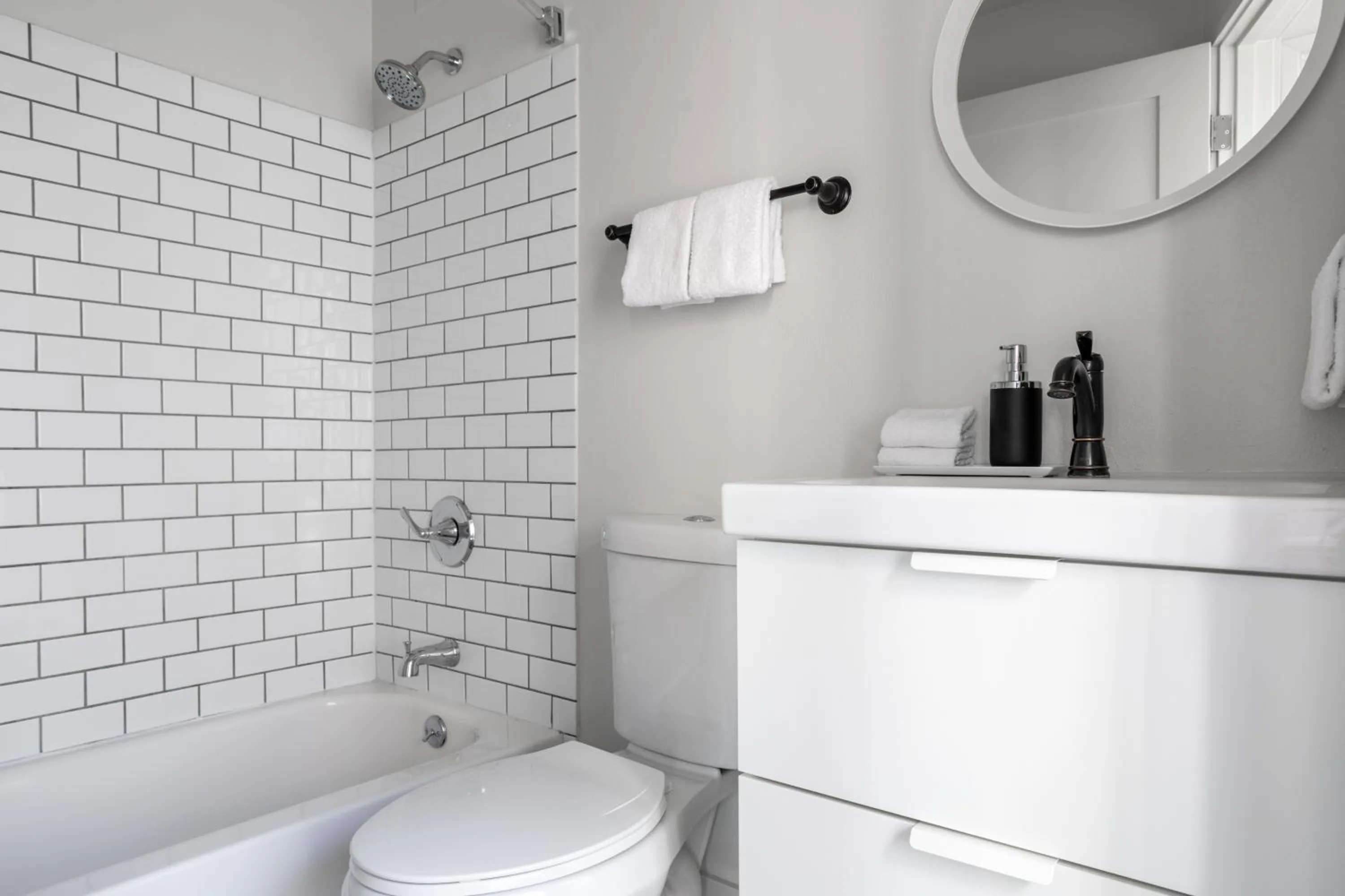 Bathroom in Reside Seattle Downtown, a Wyndham Residence