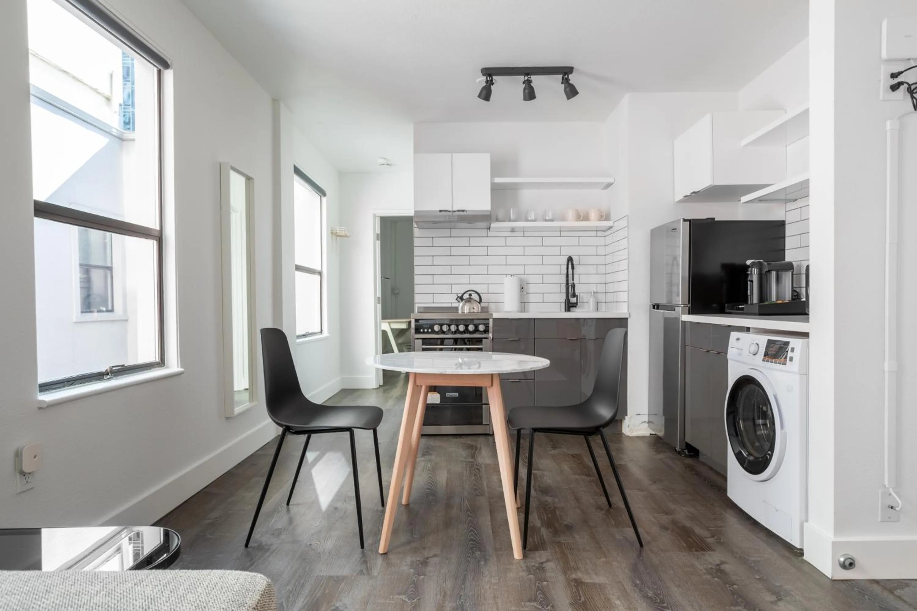 kitchen in Reside Seattle Downtown, a Wyndham Residence