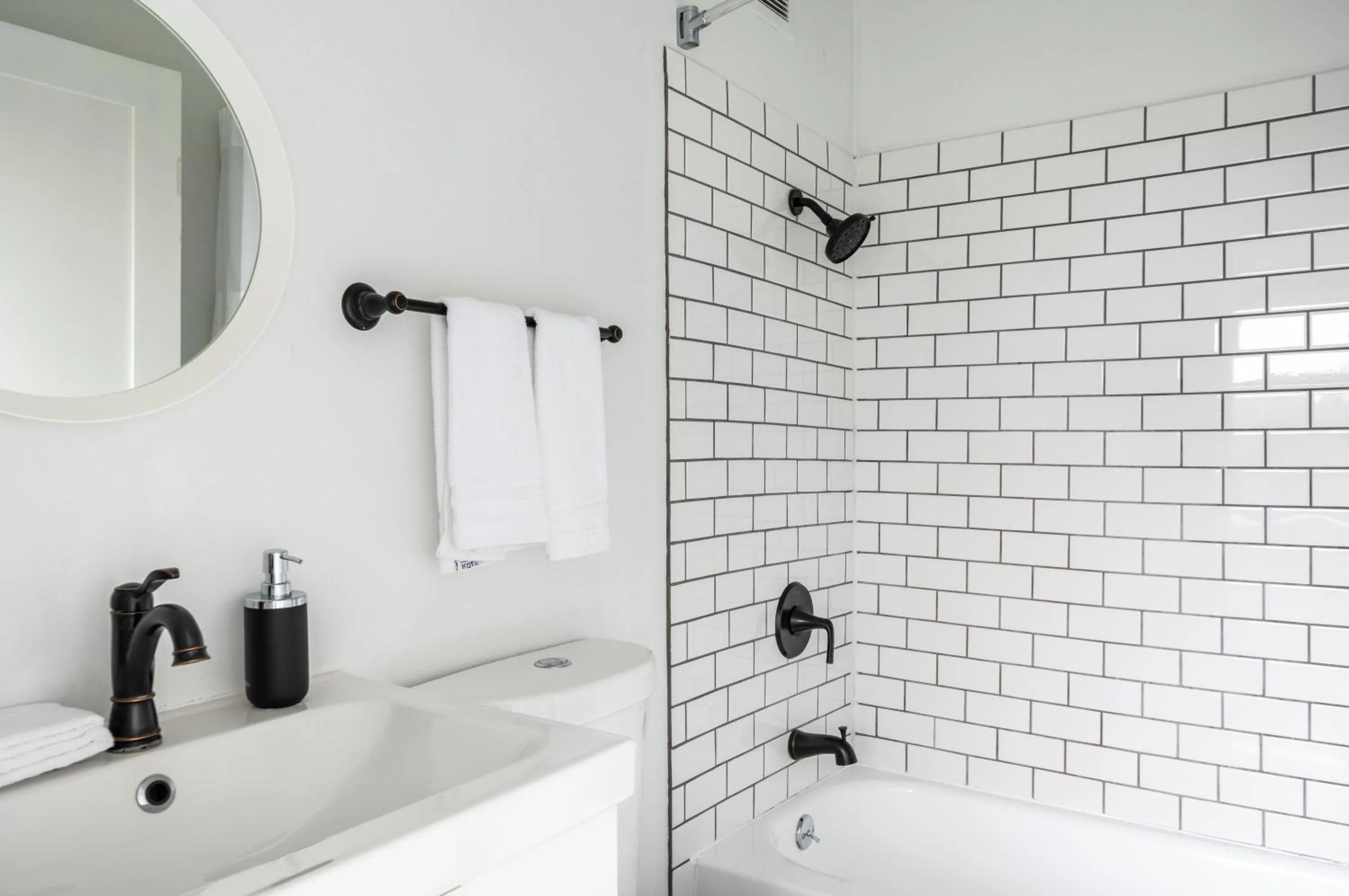 Bathroom in Reside Seattle Downtown, a Wyndham Residence