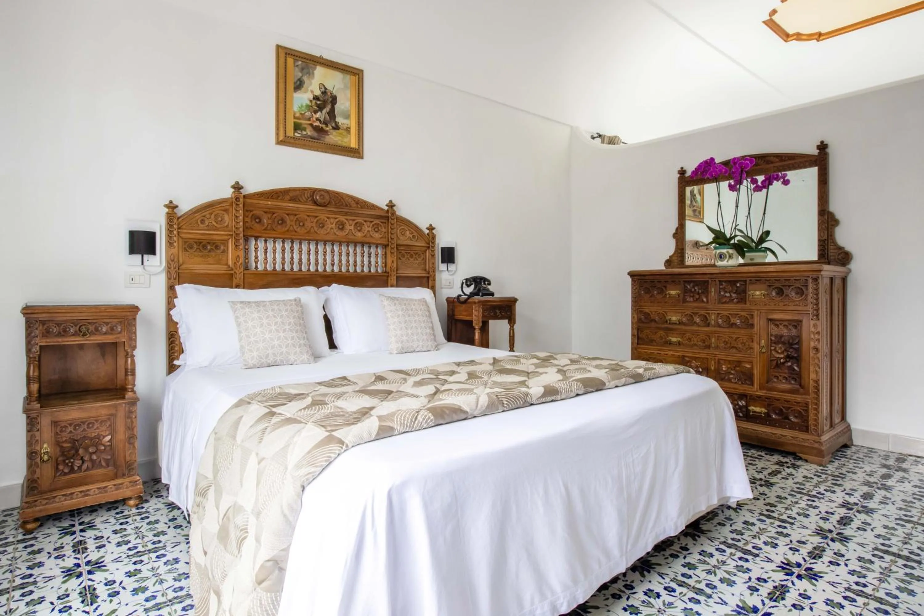 Bedroom, Bed in Oasi Olimpia Relais