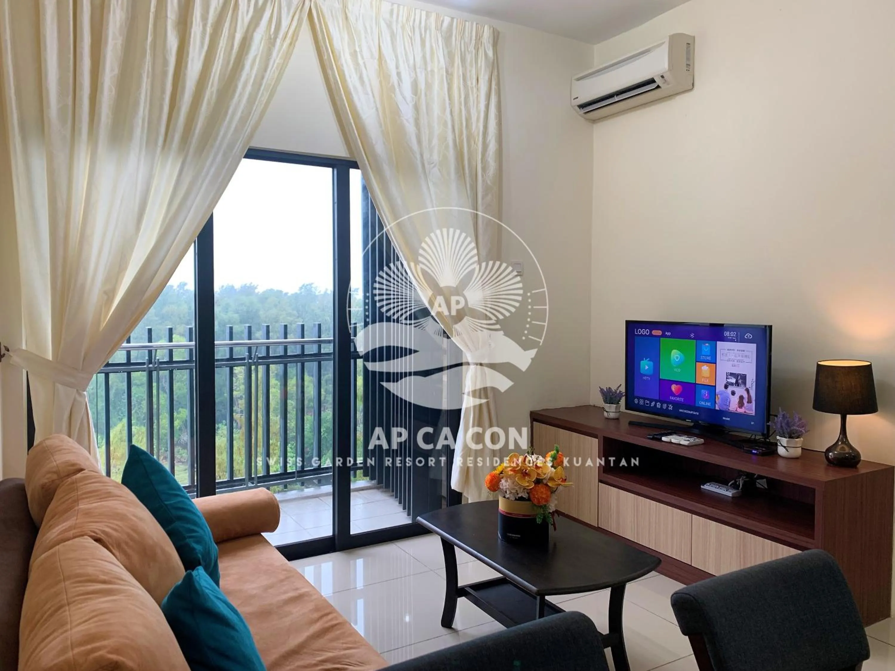 TV and multimedia in SG Resort Residences Kuantan by AP CA CON