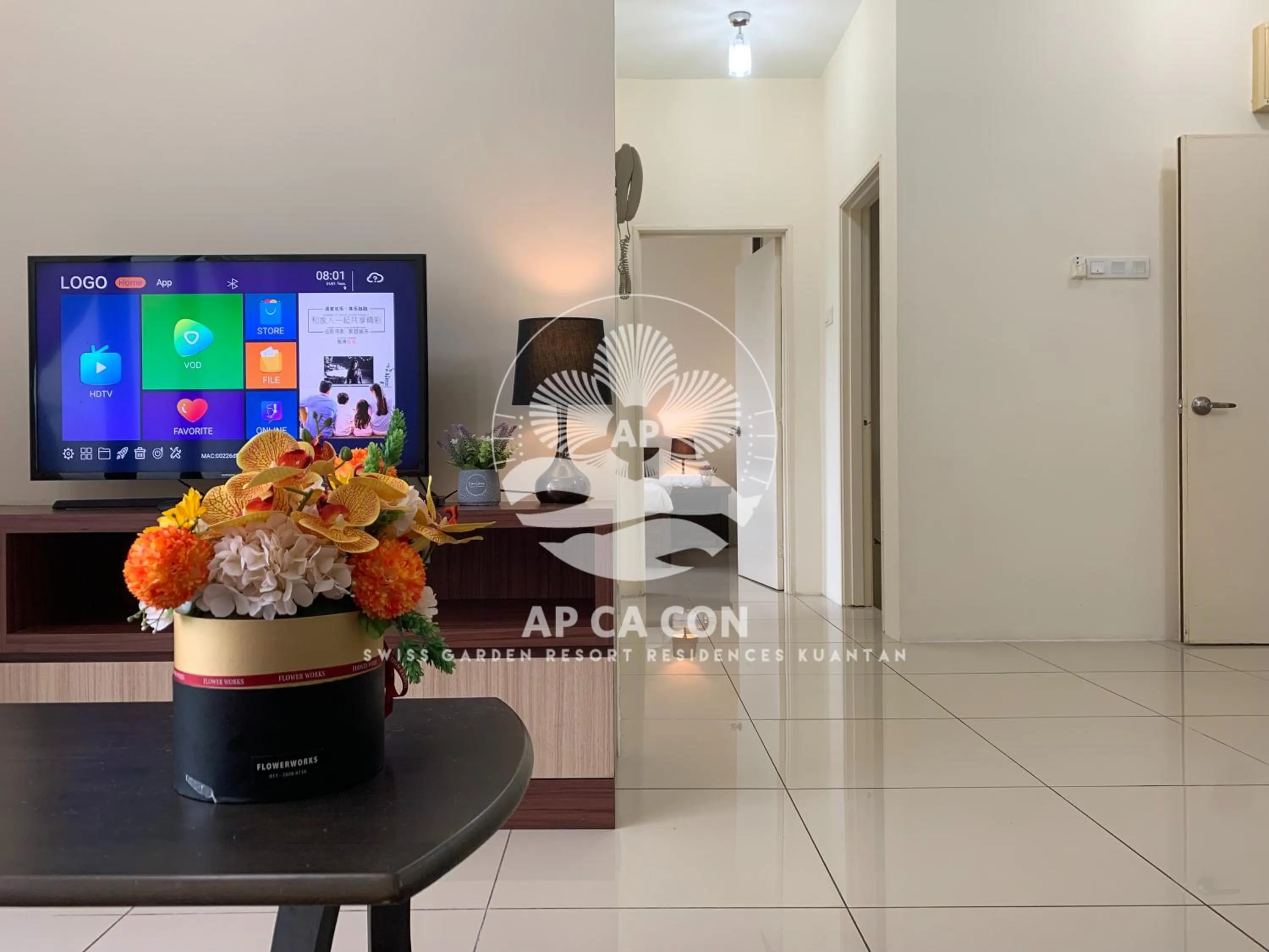 Living room in SG Resort Residences Kuantan by AP CA CON