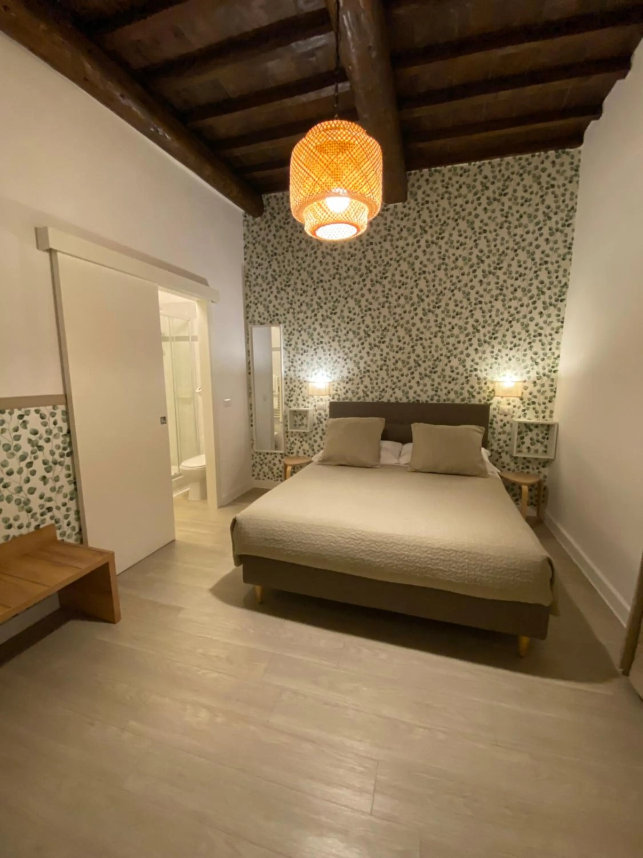 Bedroom, Bed in Hotel Nella