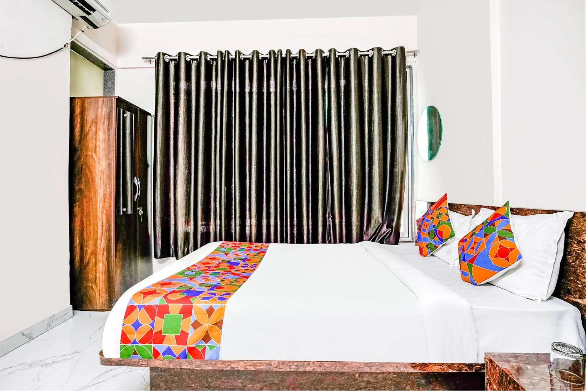 Photo of the whole room, Bed in FabHotel Wakad Villa - Nr Amar Business Zone