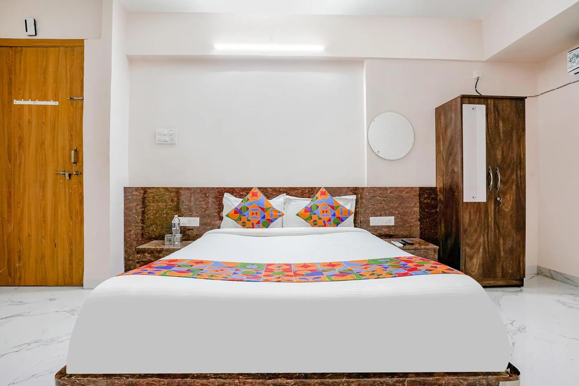 Photo of the whole room, Bed in FabHotel Wakad Villa - Nr Amar Business Zone