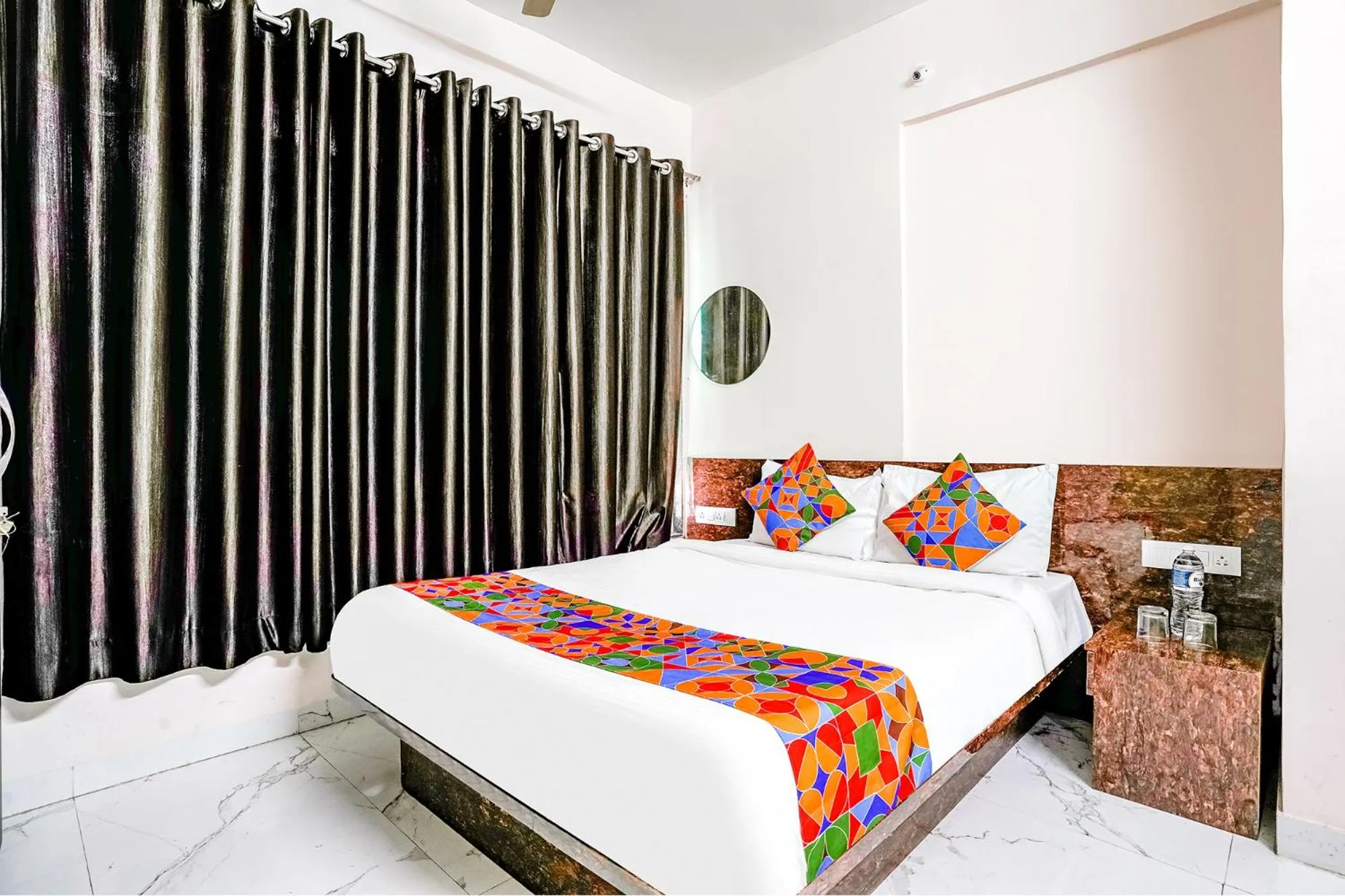 Photo of the whole room, Bed in FabHotel Wakad Villa - Nr Amar Business Zone