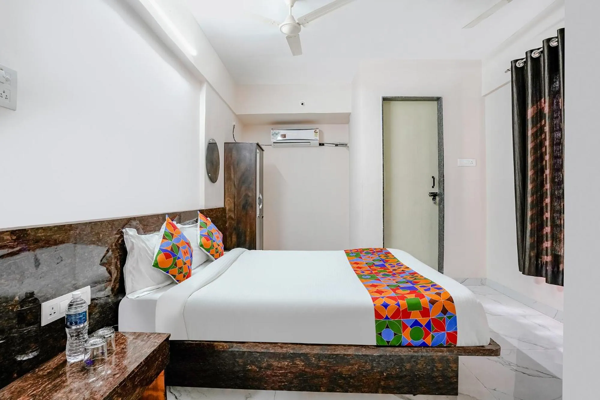 Photo of the whole room, Bed in FabHotel Wakad Villa - Nr Amar Business Zone