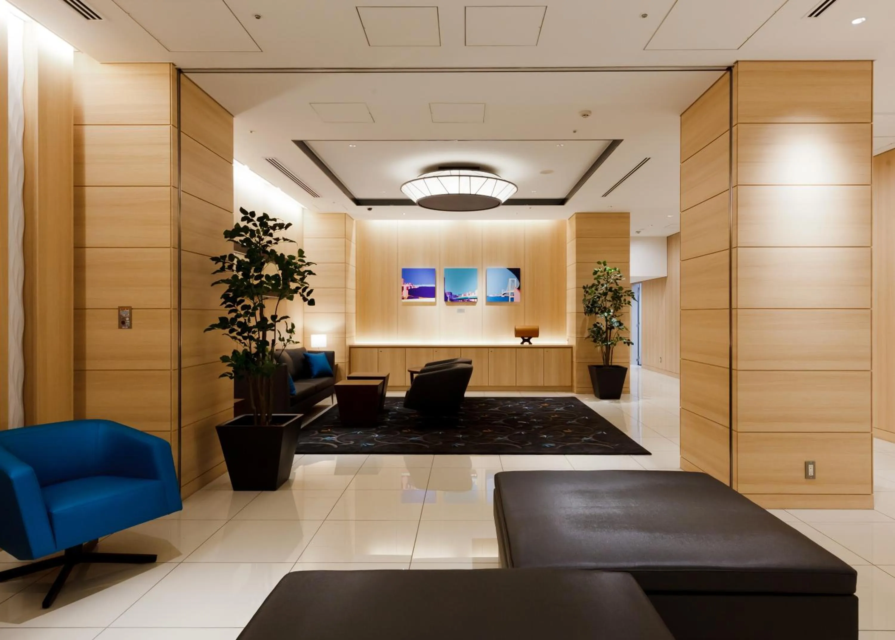 Lobby or reception in KEIKYU EX INN HANEDA 3 minutes walk from A2 Exit of Tenkubashi Station