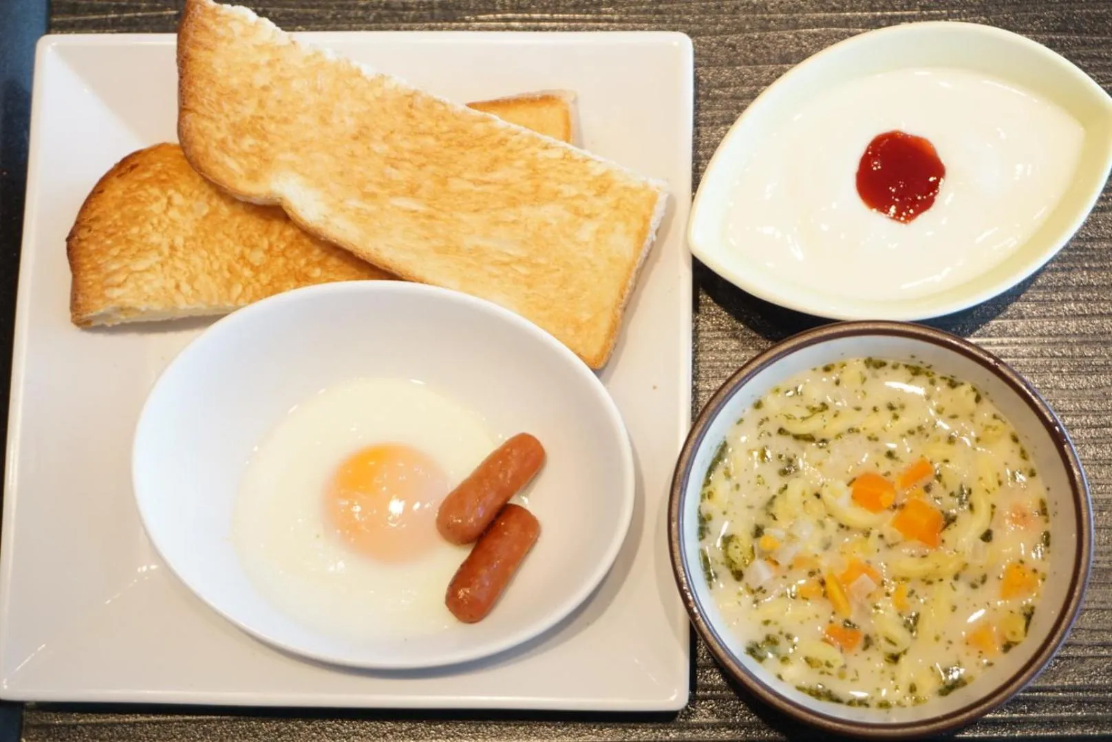 Breakfast in KEIKYU EX INN HANEDA 3 minutes walk from A2 Exit of Tenkubashi Station