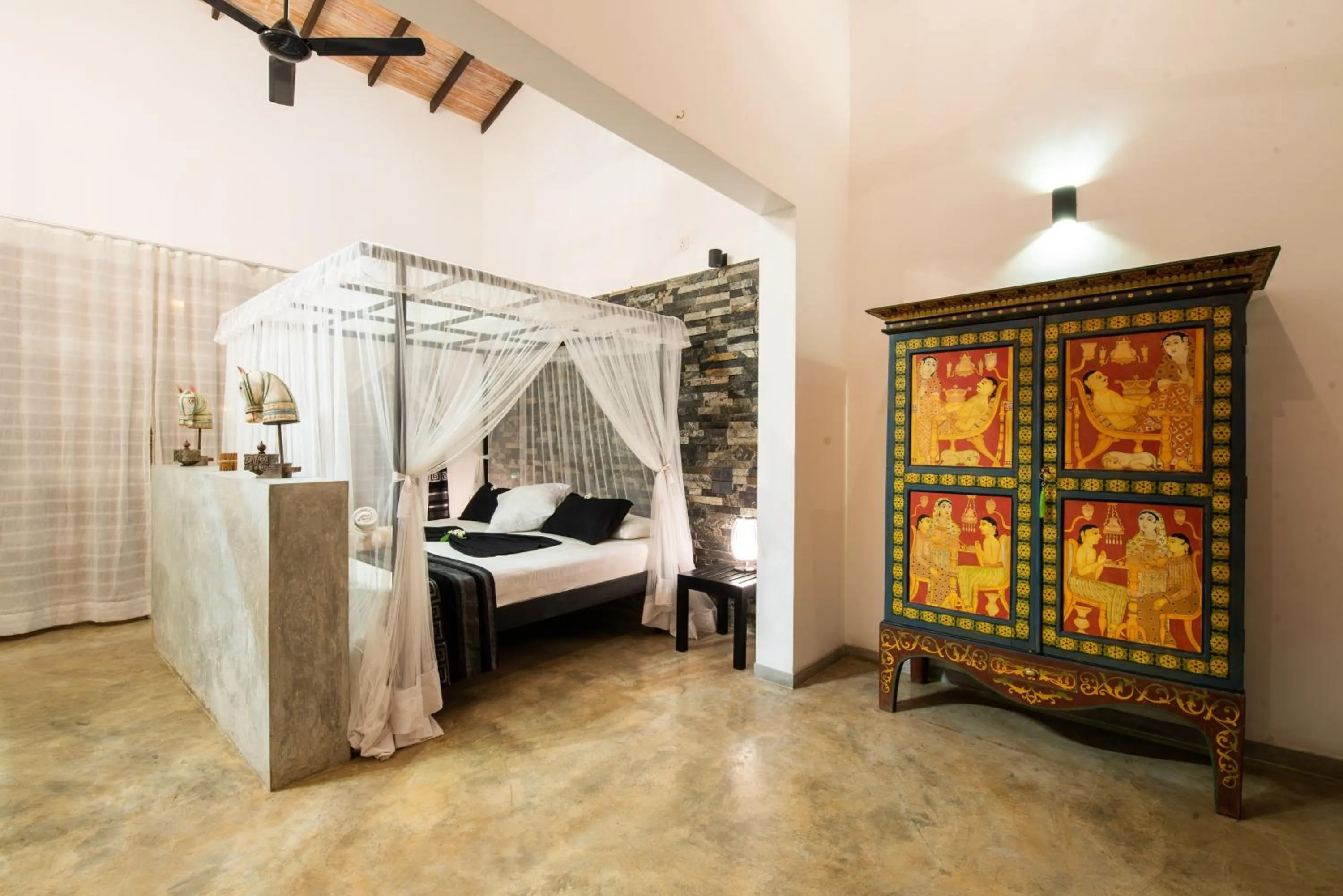 Bed in TROPICAL HOUSE - Jungleside Villa