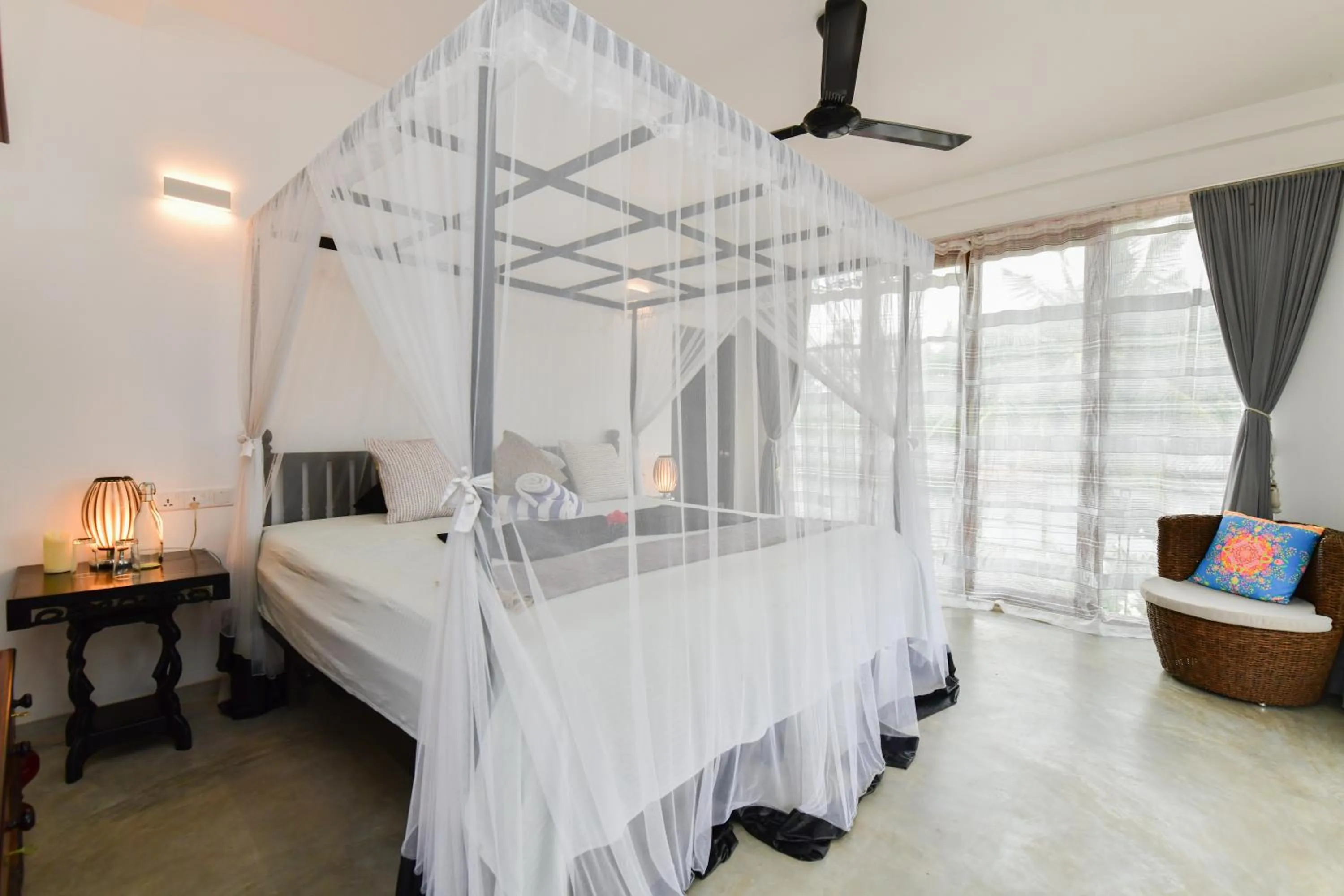 Bed in TROPICAL HOUSE - Jungleside Villa