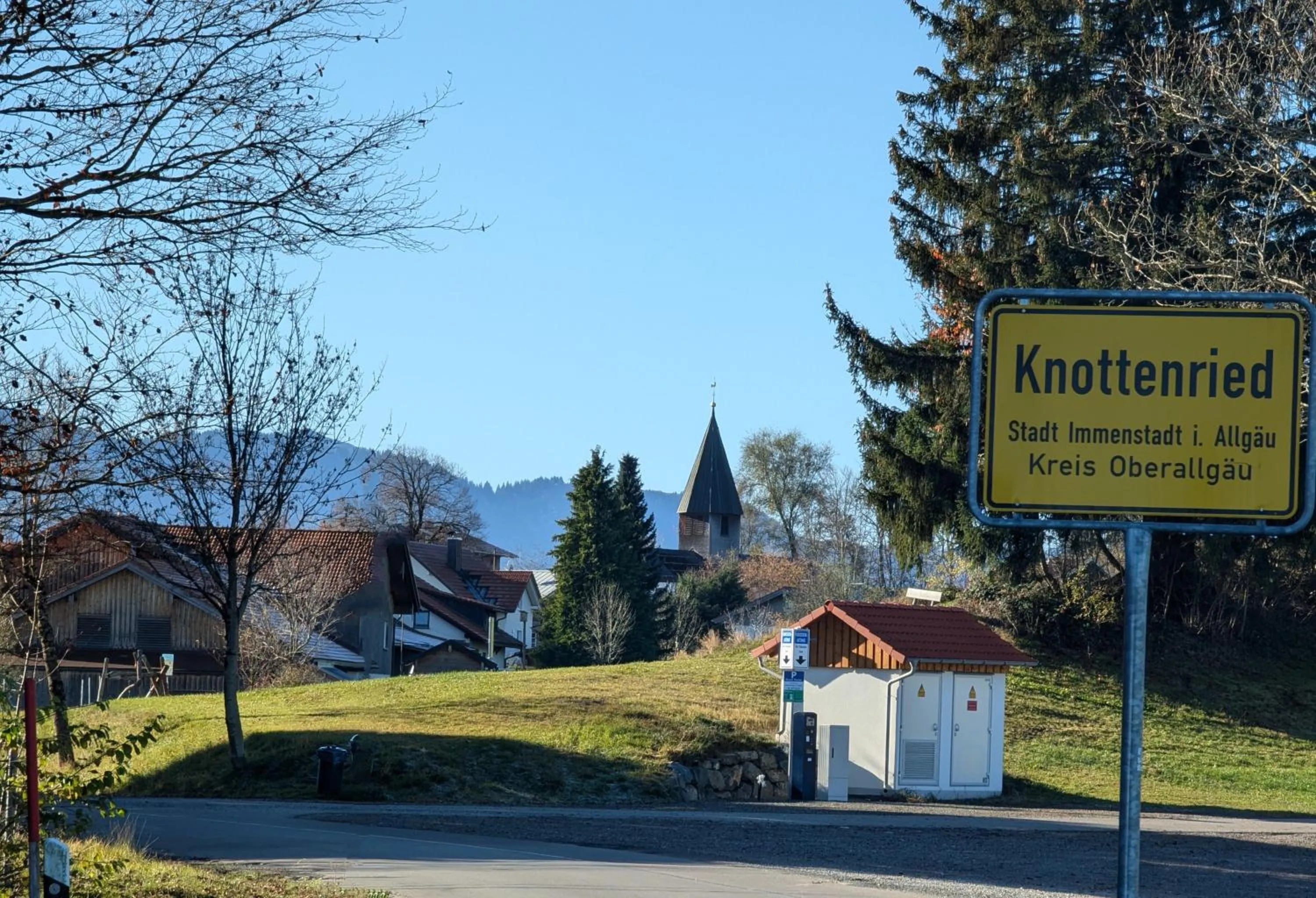 Quiet street view in Hotel Bergstätter Hof