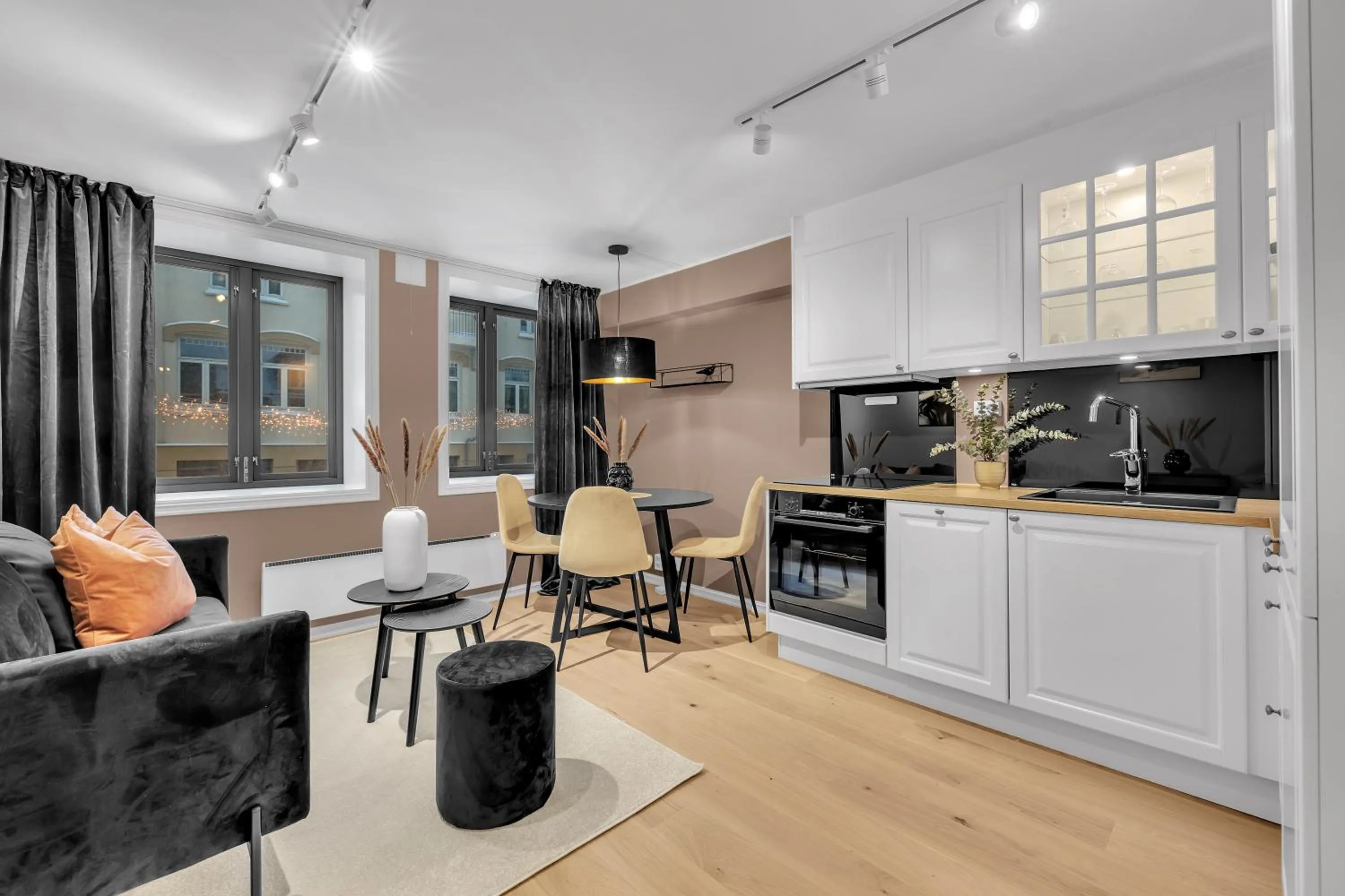 Kitchen or kitchenette in TotalApartments Storgata City Apartments