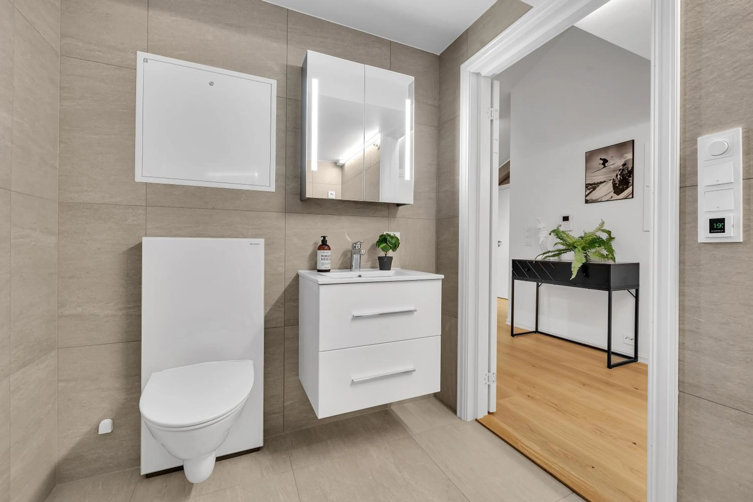 Bathroom in TotalApartments Storgata City Apartments