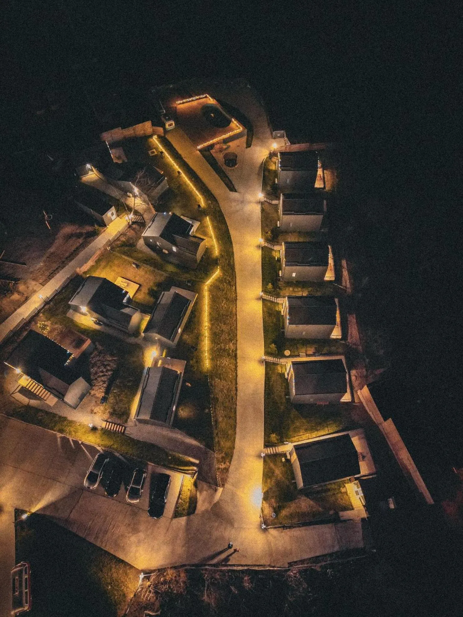 Night in Moon Village Comarnic