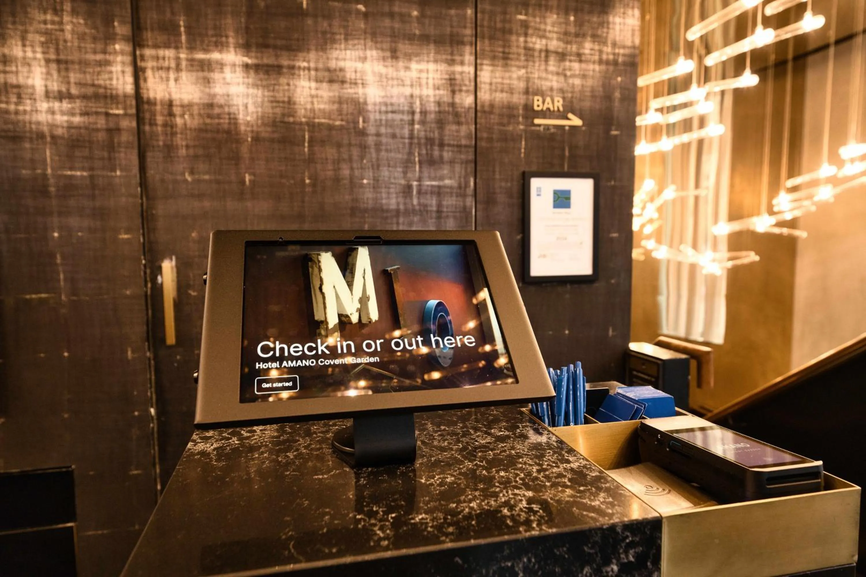 Lobby or reception in Hotel AMANO Covent Garden