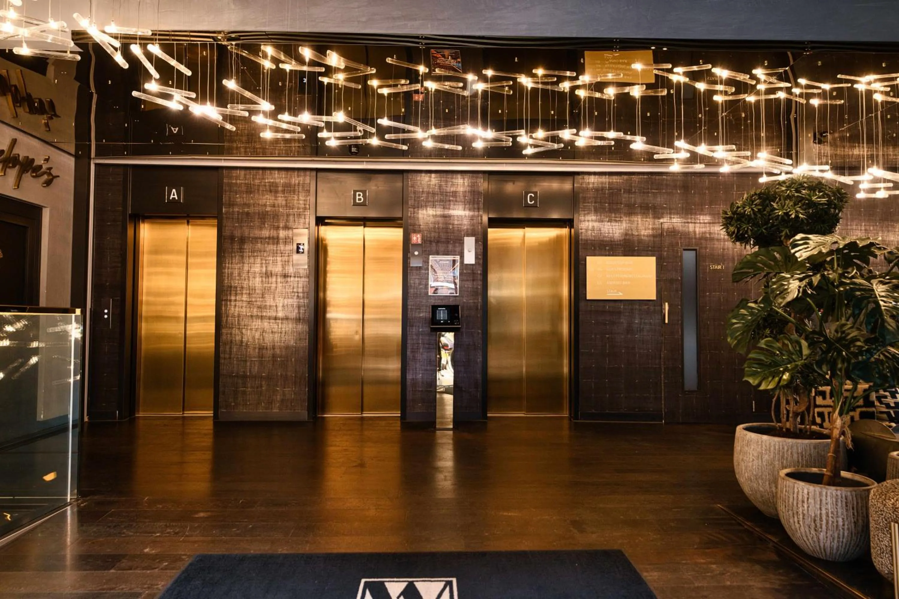 elevator in Hotel AMANO Covent Garden