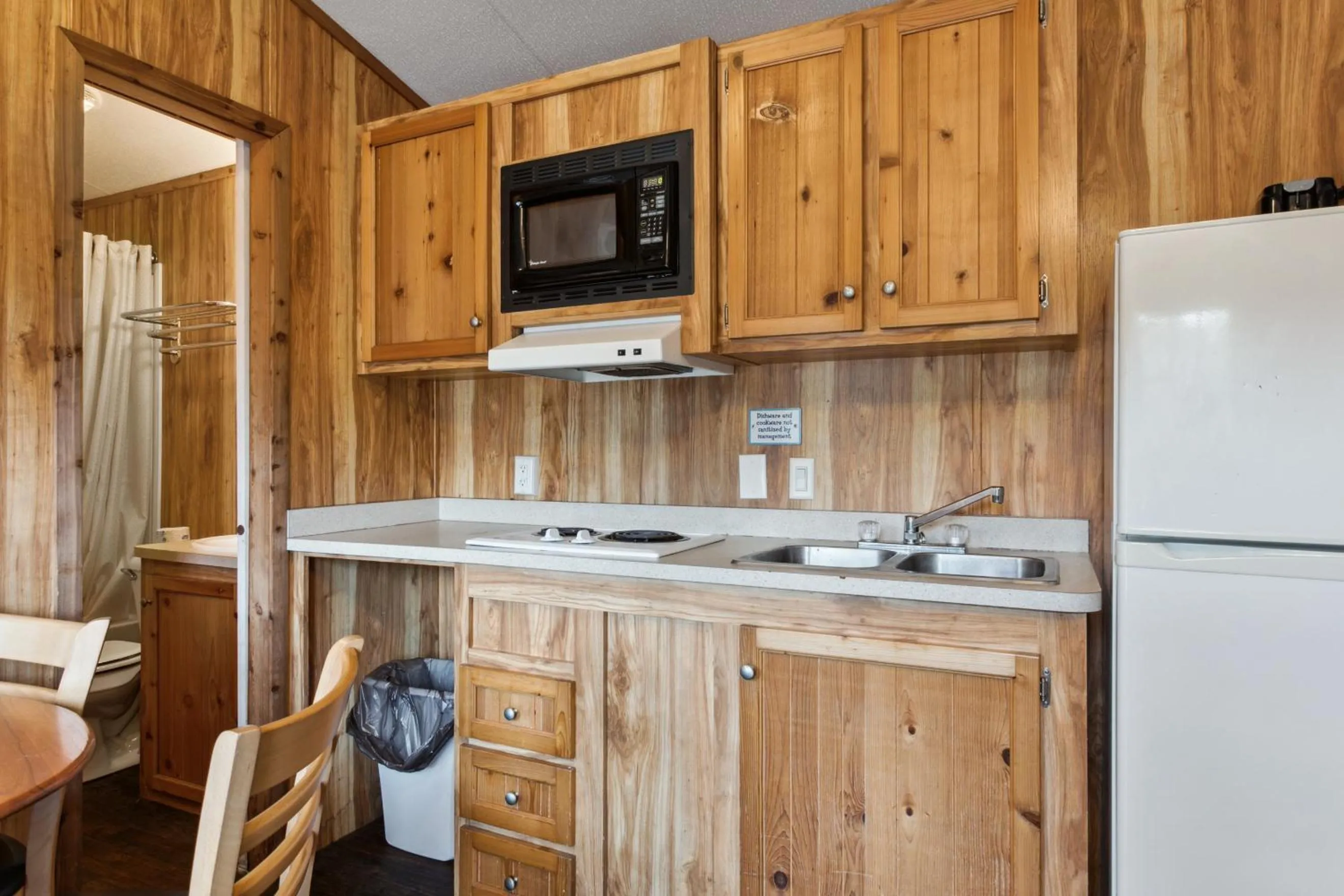 Kitchen or kitchenette in Camp Cardinal